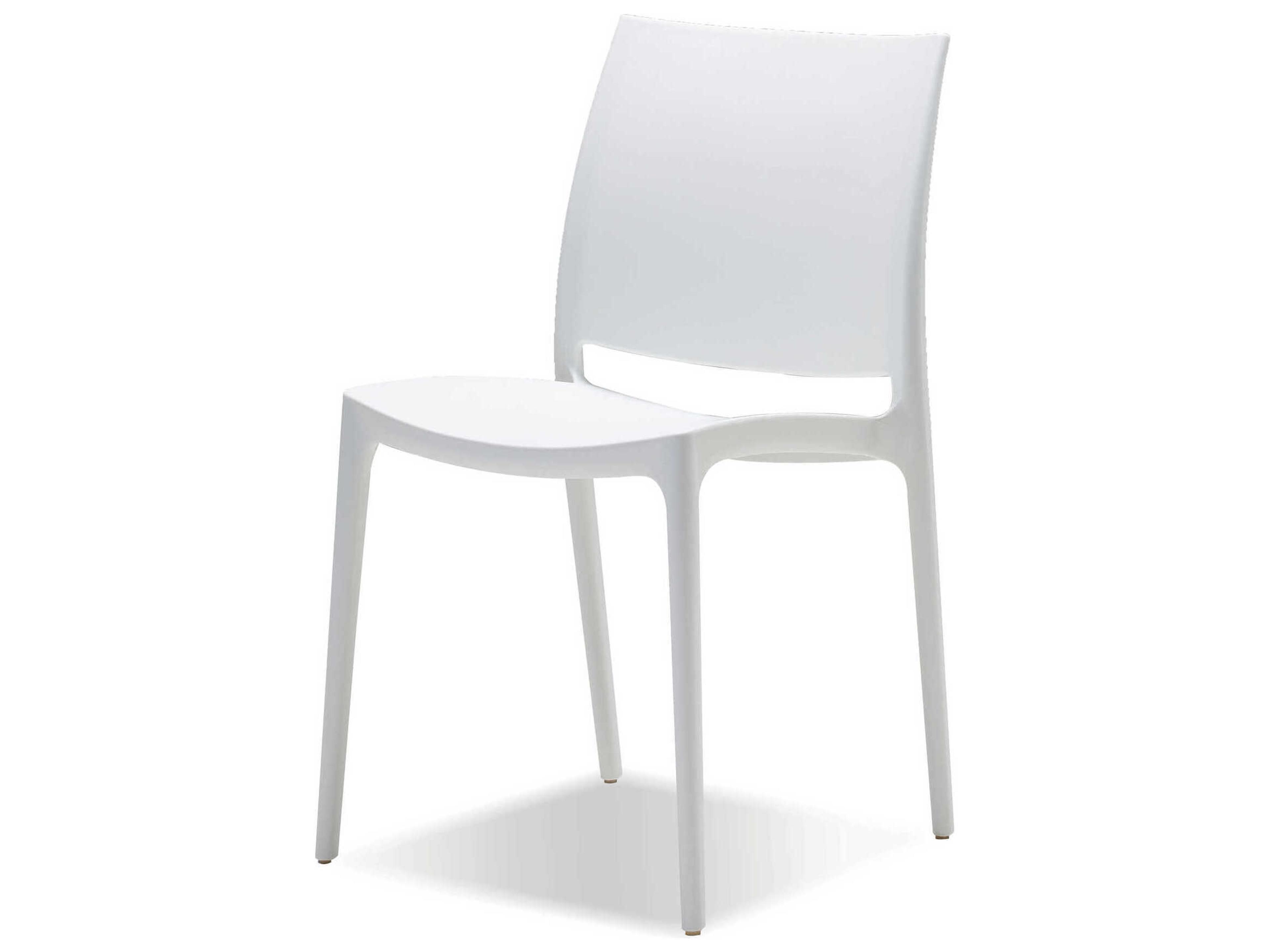 Vata White Side Dining Chair