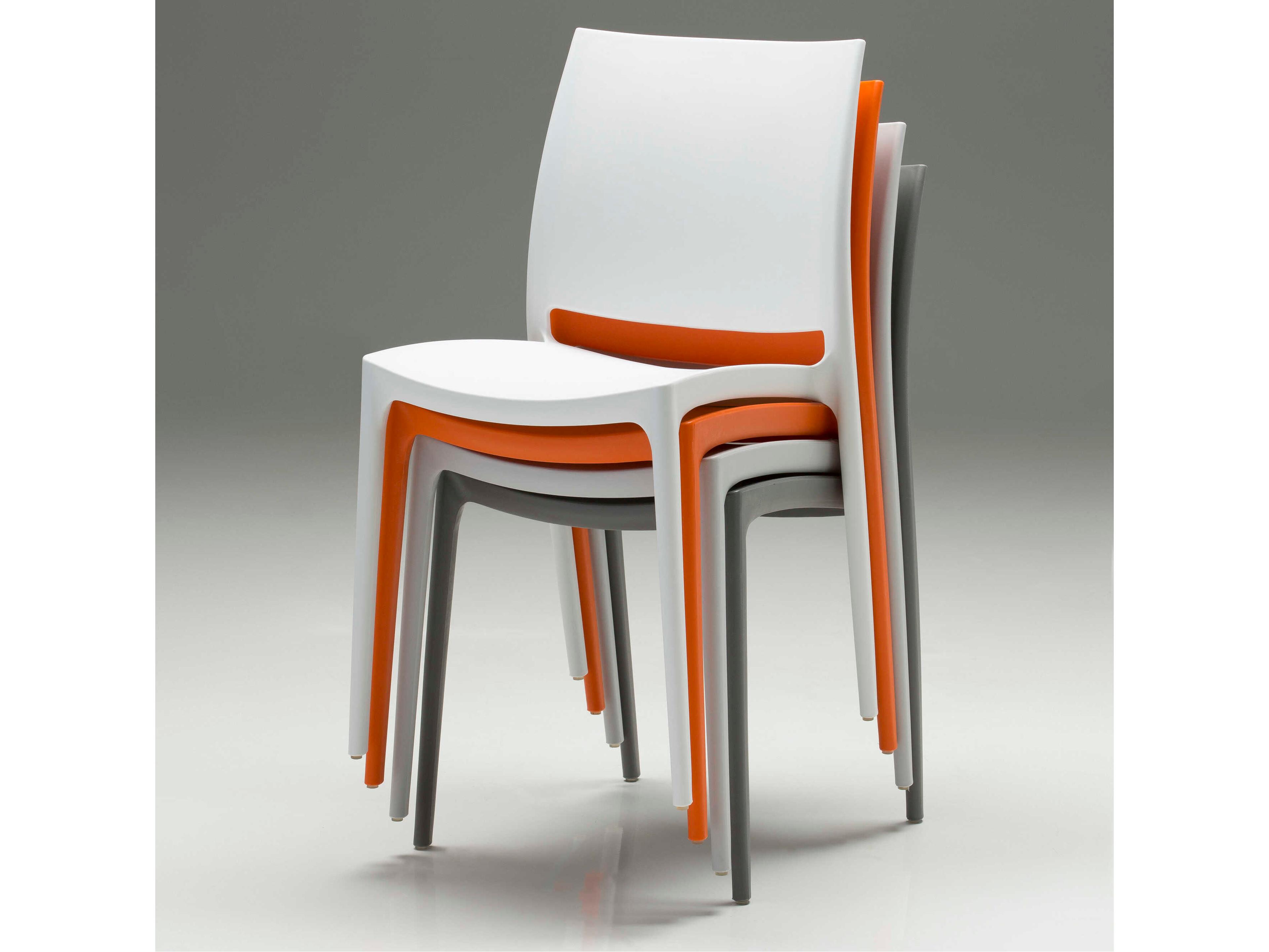 Mobital Vata White Side Dining Chair