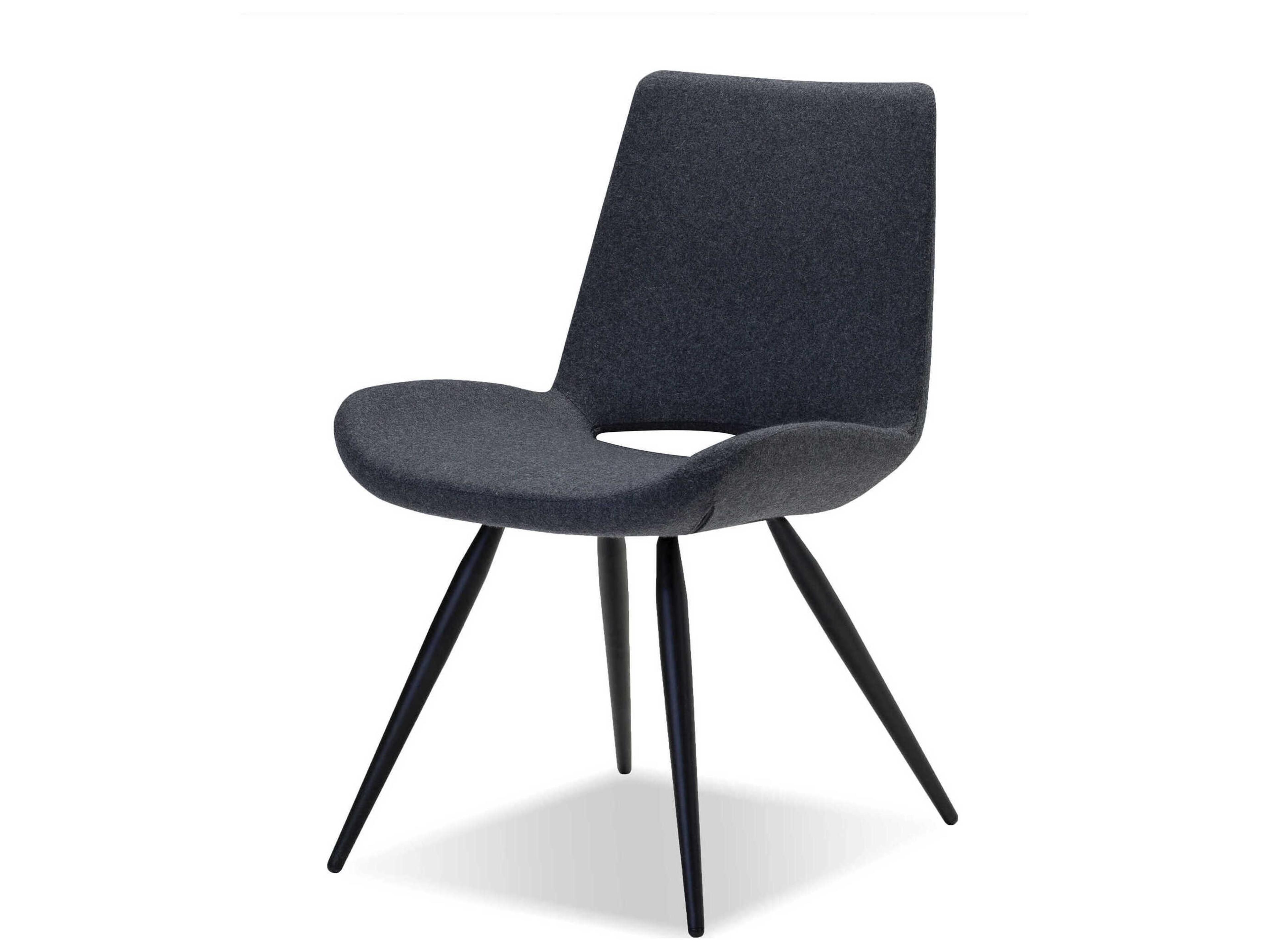 Willam Gray Upholstered Armless Dining Chair