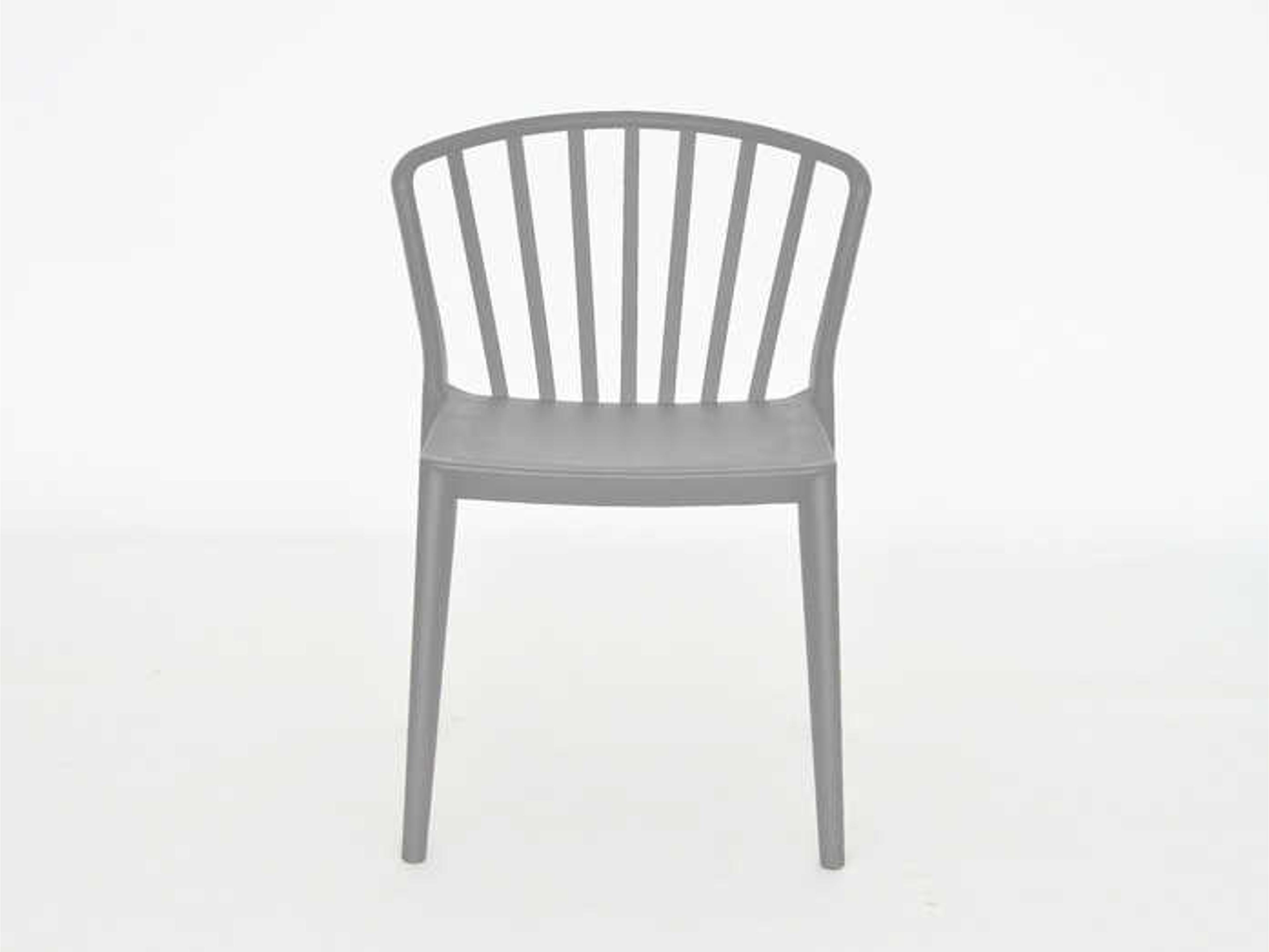 Mobital Windsor Gray Armless Dining Chair