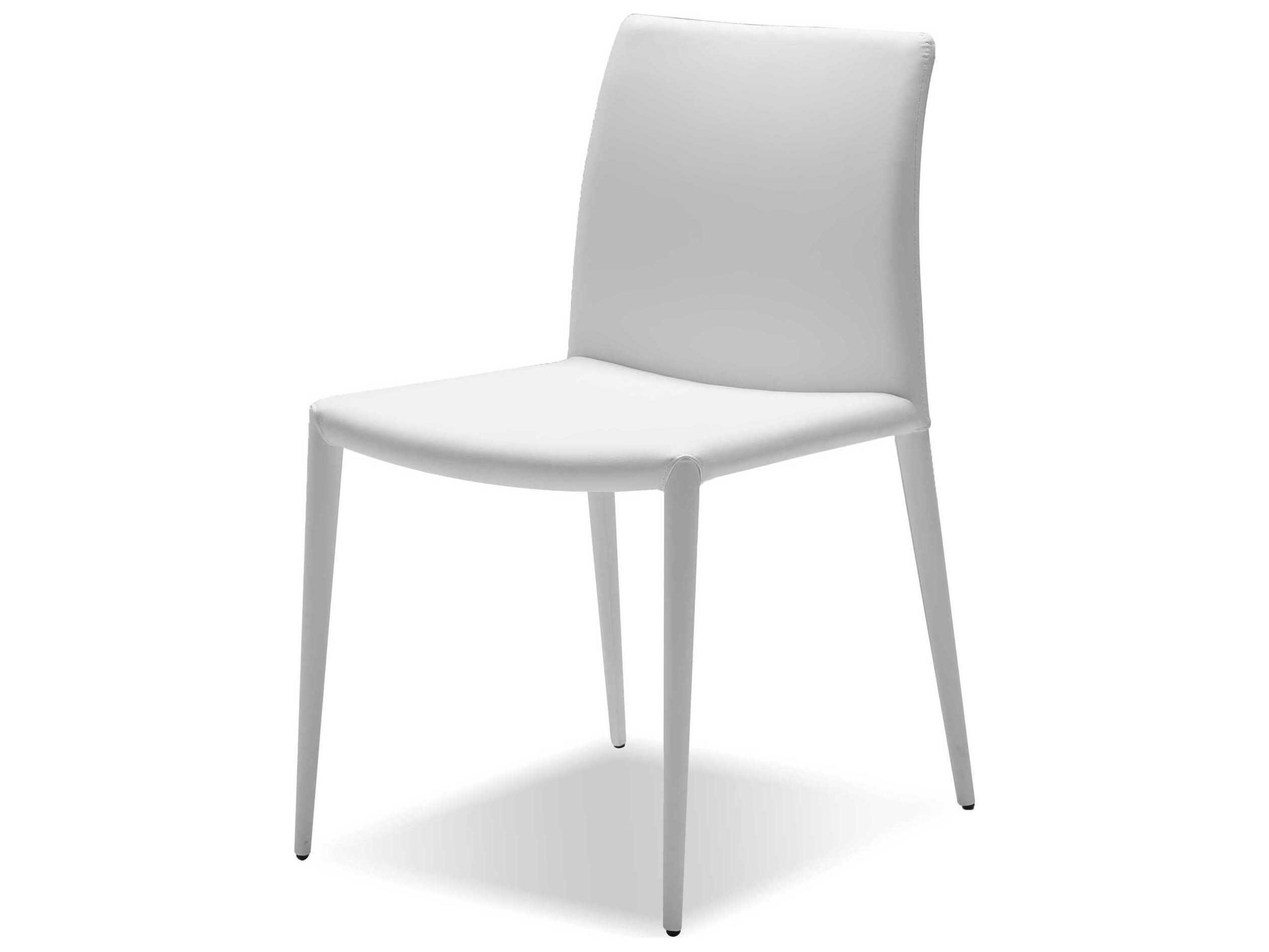 Zeno White Side Dining Chair