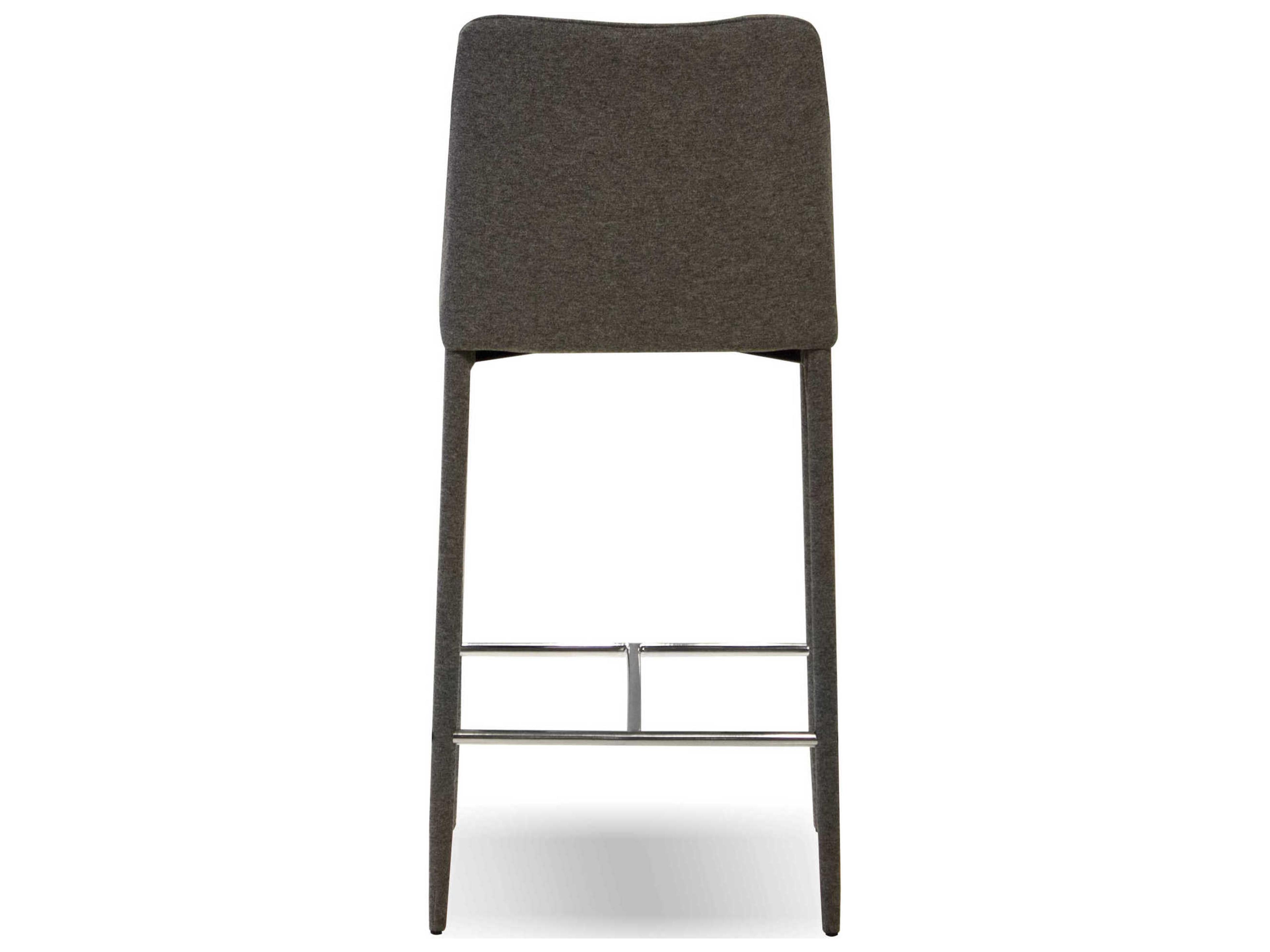 Mobital Billings Upholstered Dark Grey Counter Stool