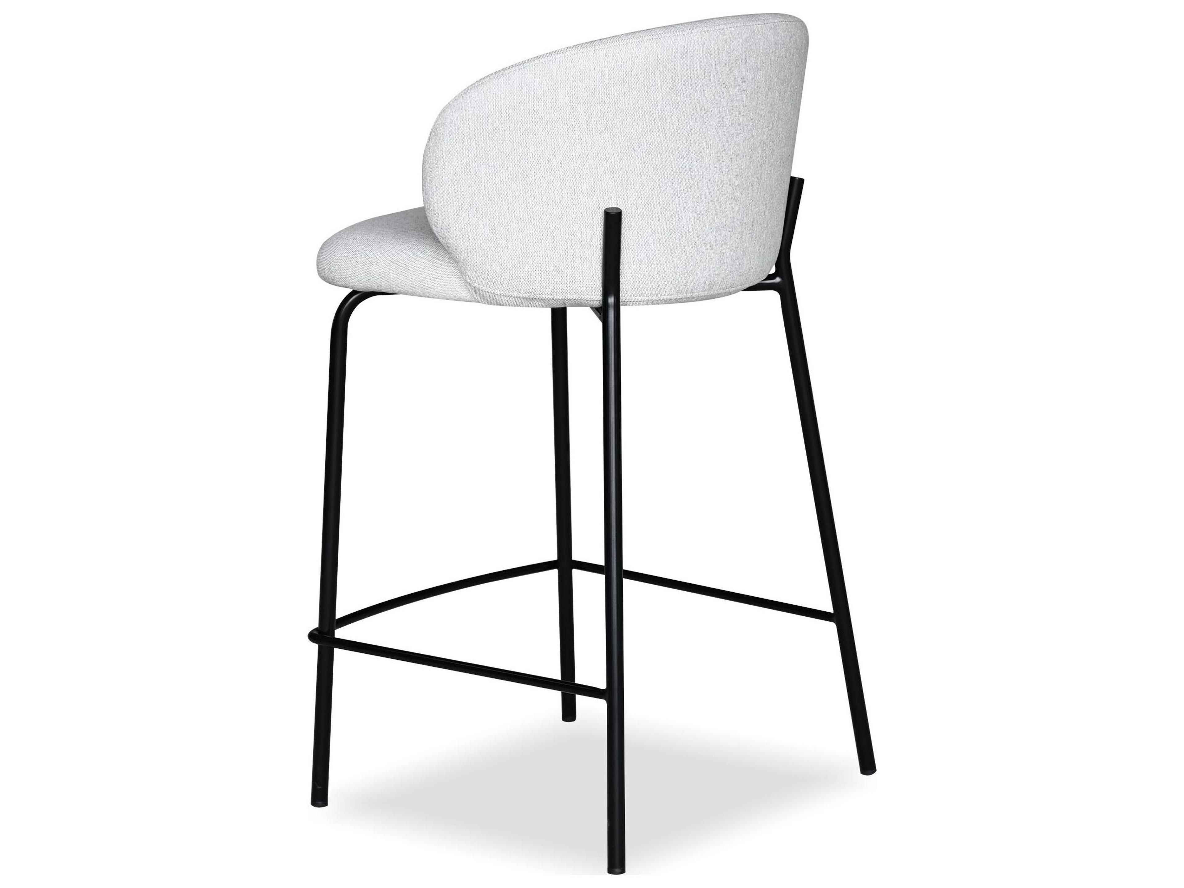 Mobital Shepley Upholstered Poplar Wood Counter Stool