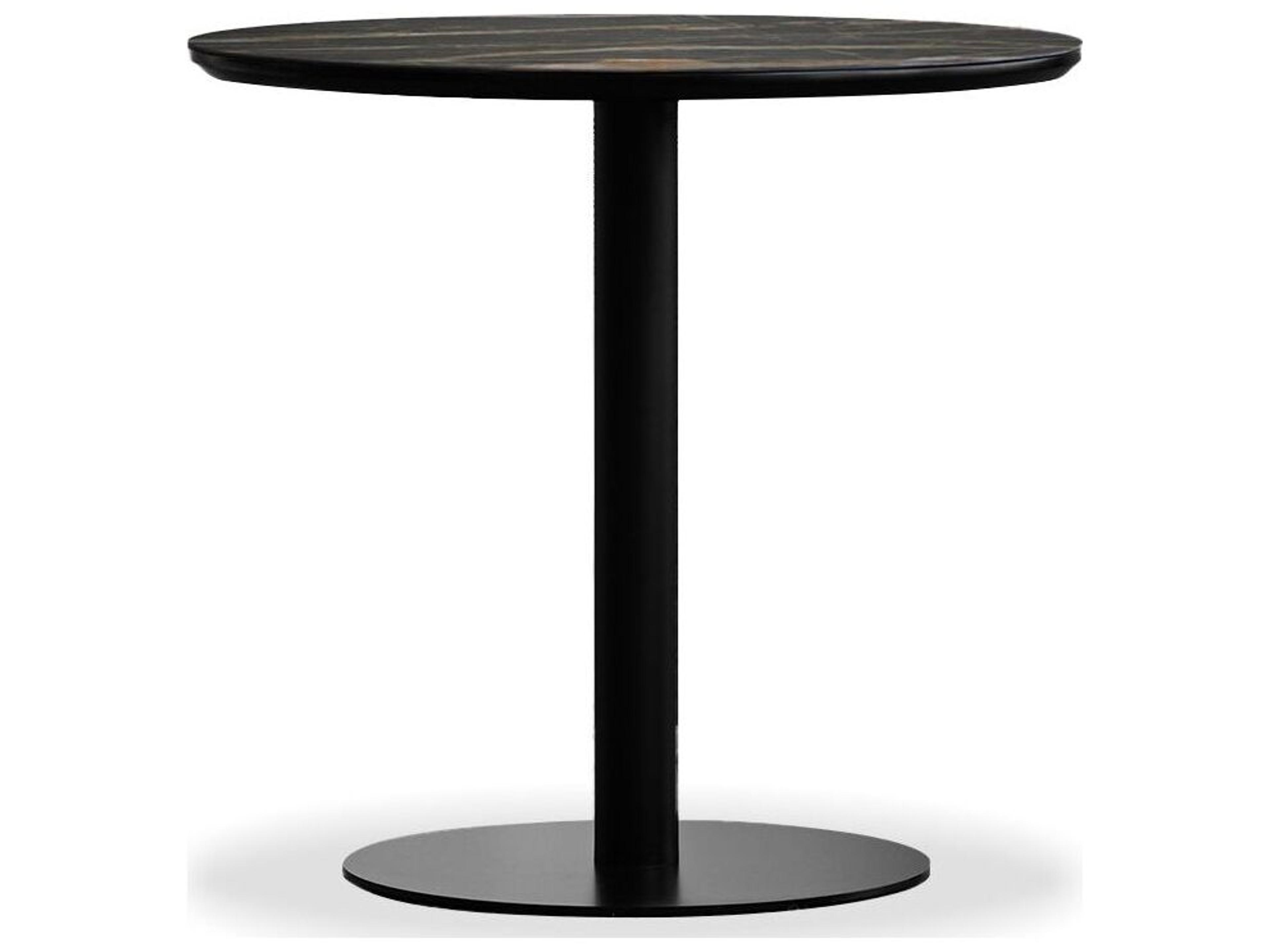 Halfpint Round Noire Desir Ceramic Dining Table