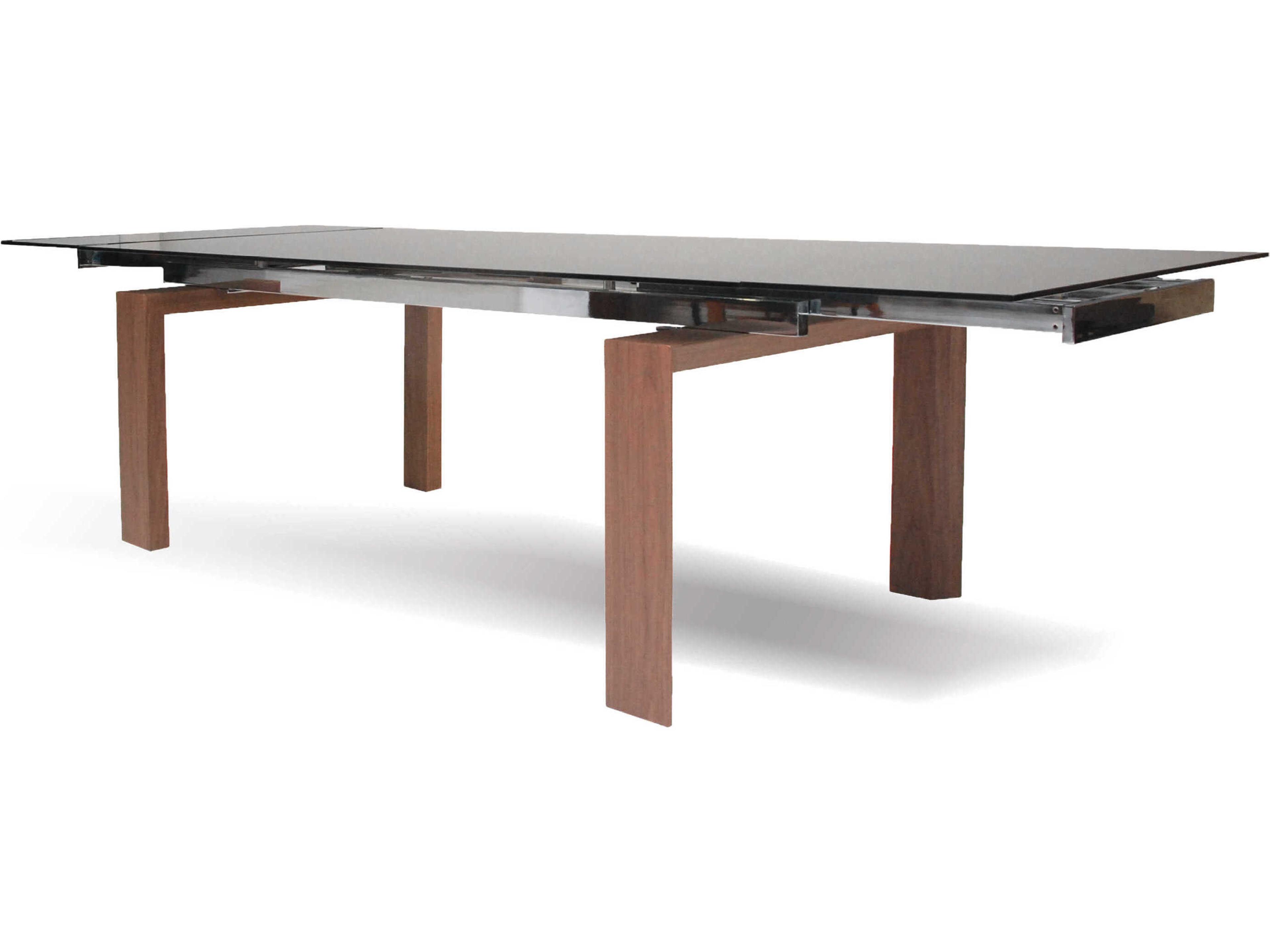 Tottenham Rectangular Glass Smoke Dining Table