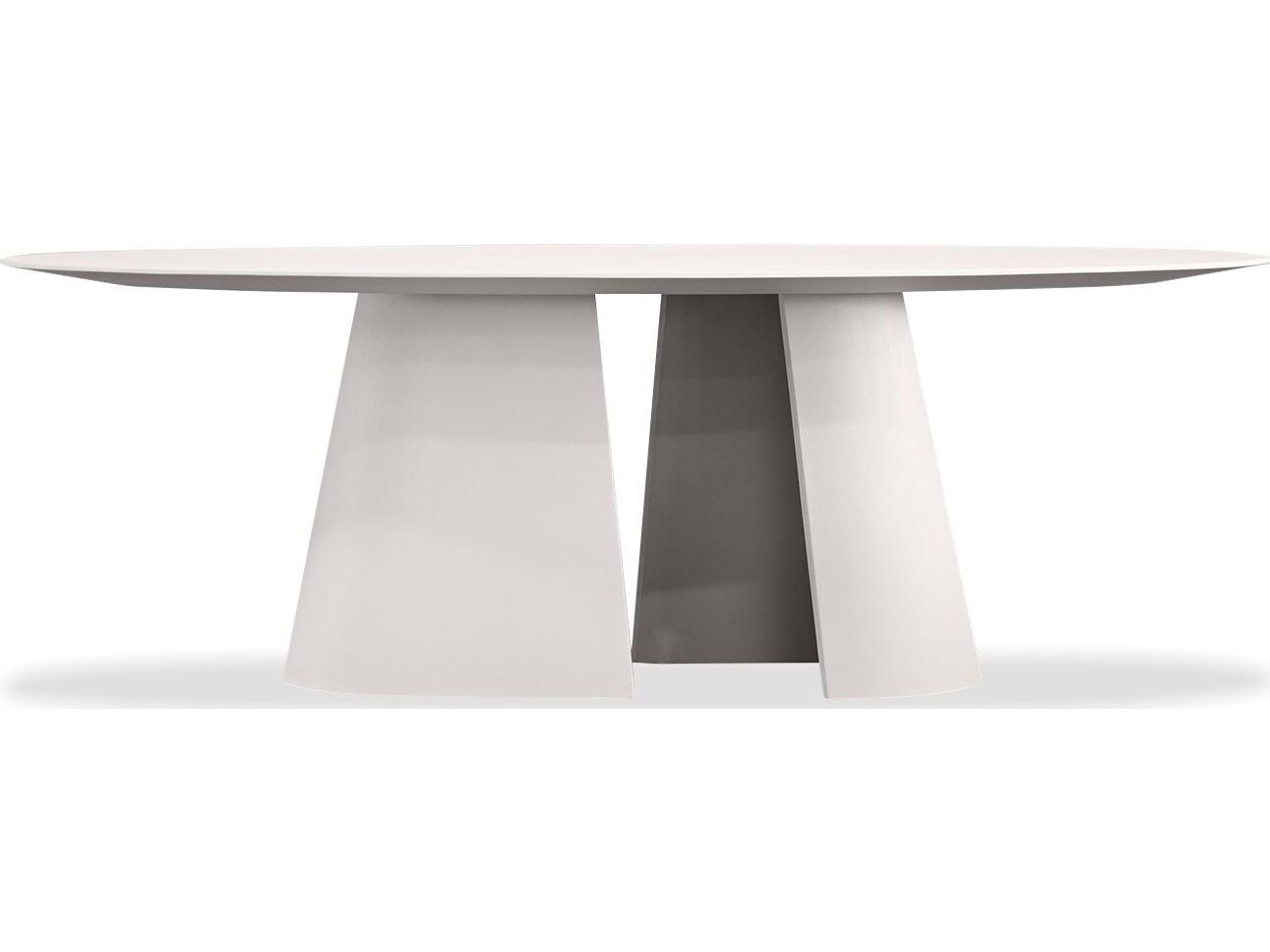 Mobital Tumuli Oval Resin Tapioca Mas Epoxy Dining Table