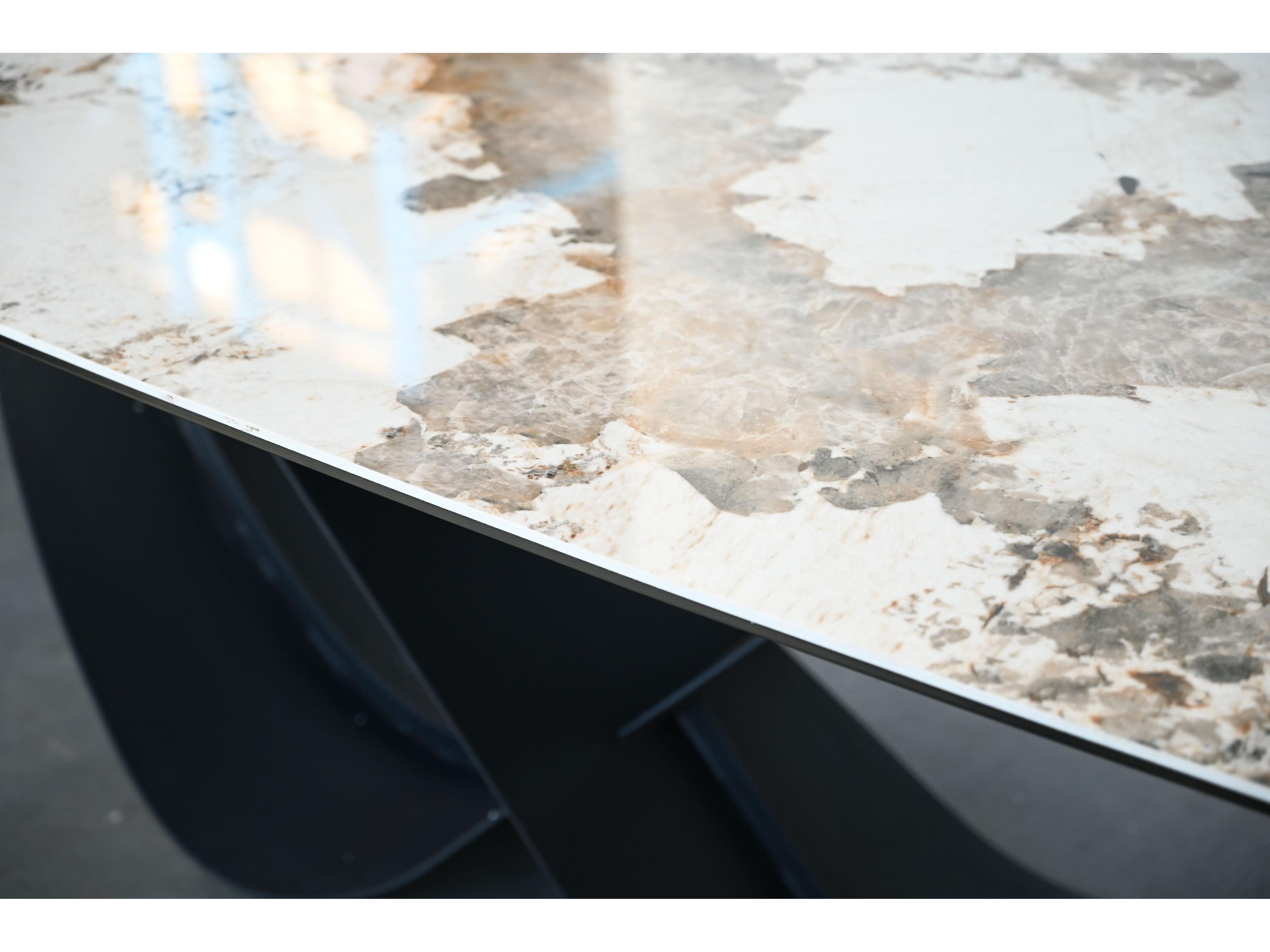 Mobital Wave 103 Rectangular Ceramic Dining Table