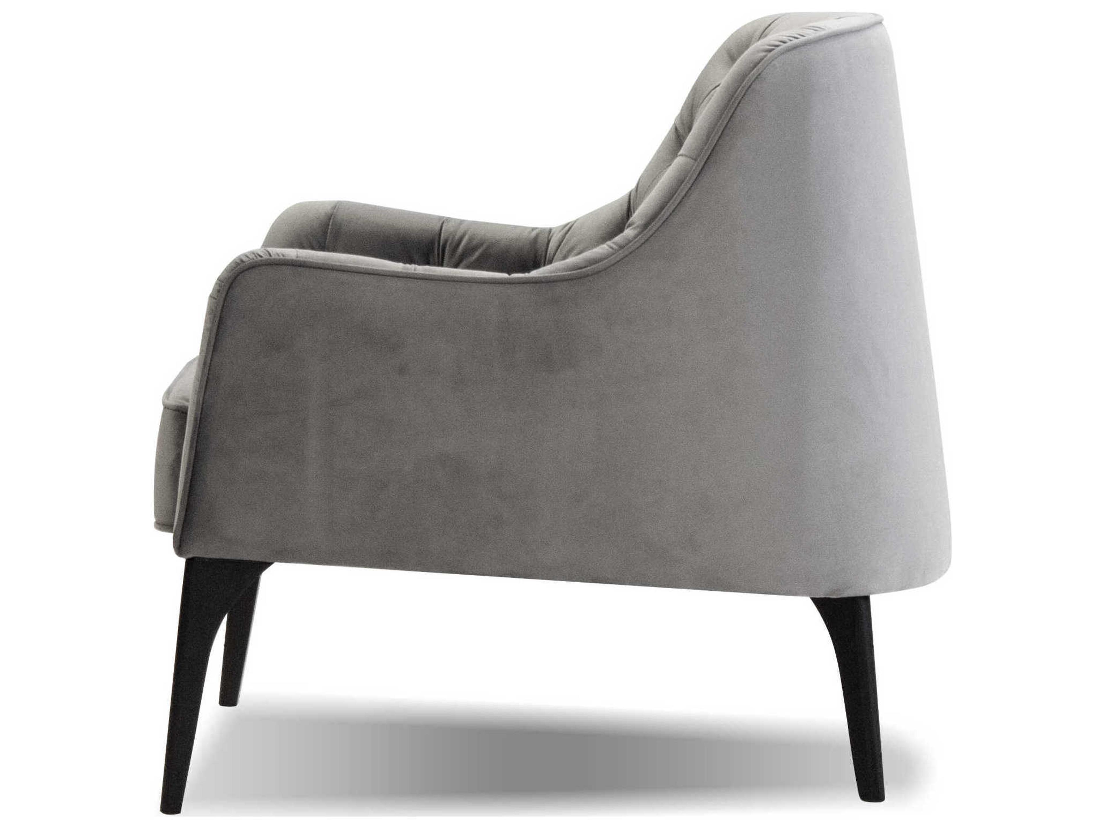 Mobital Ellington Gray Fabric Accent Chair
