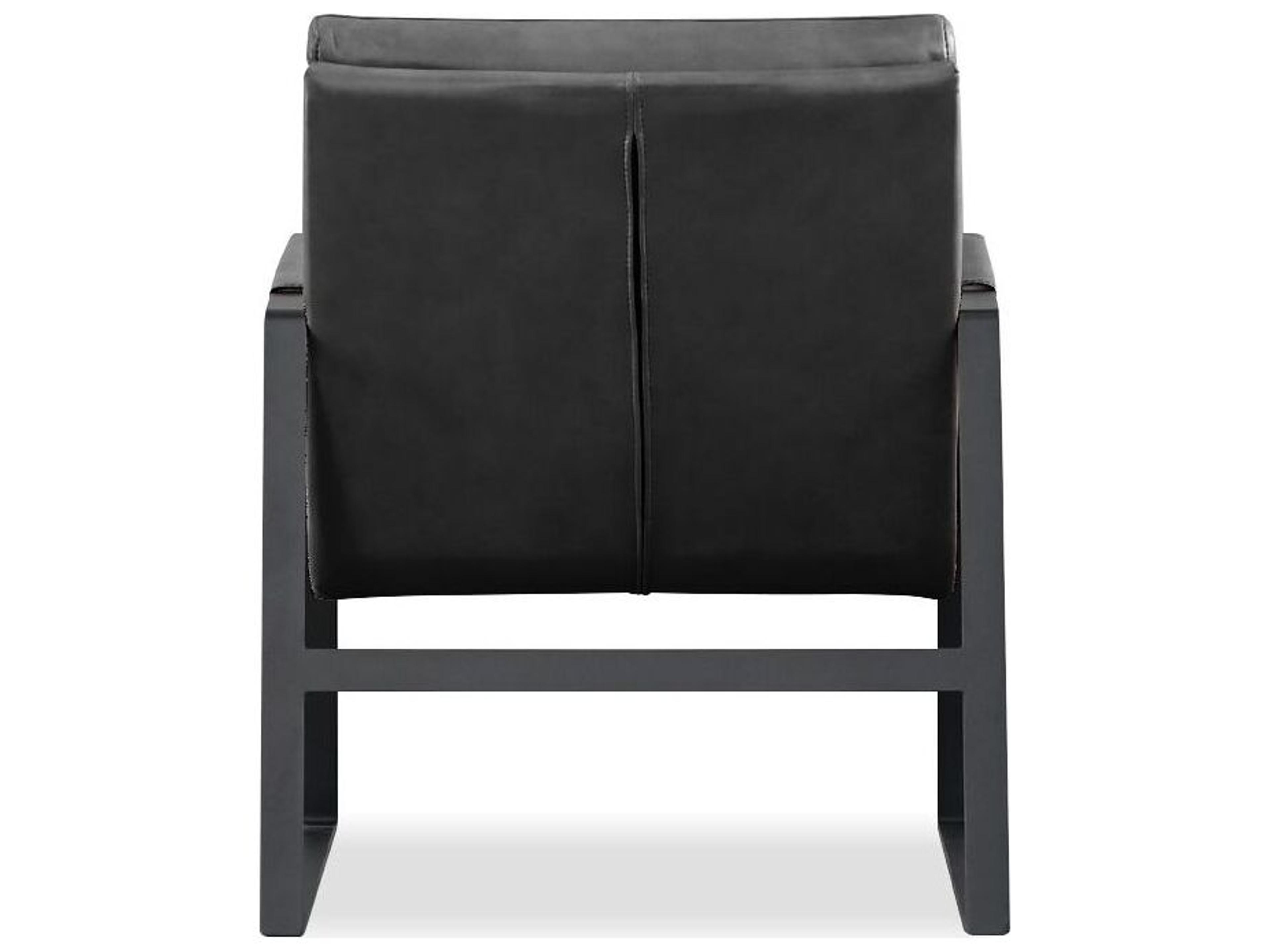 Mobital Jameson Black Leather Accent Chair