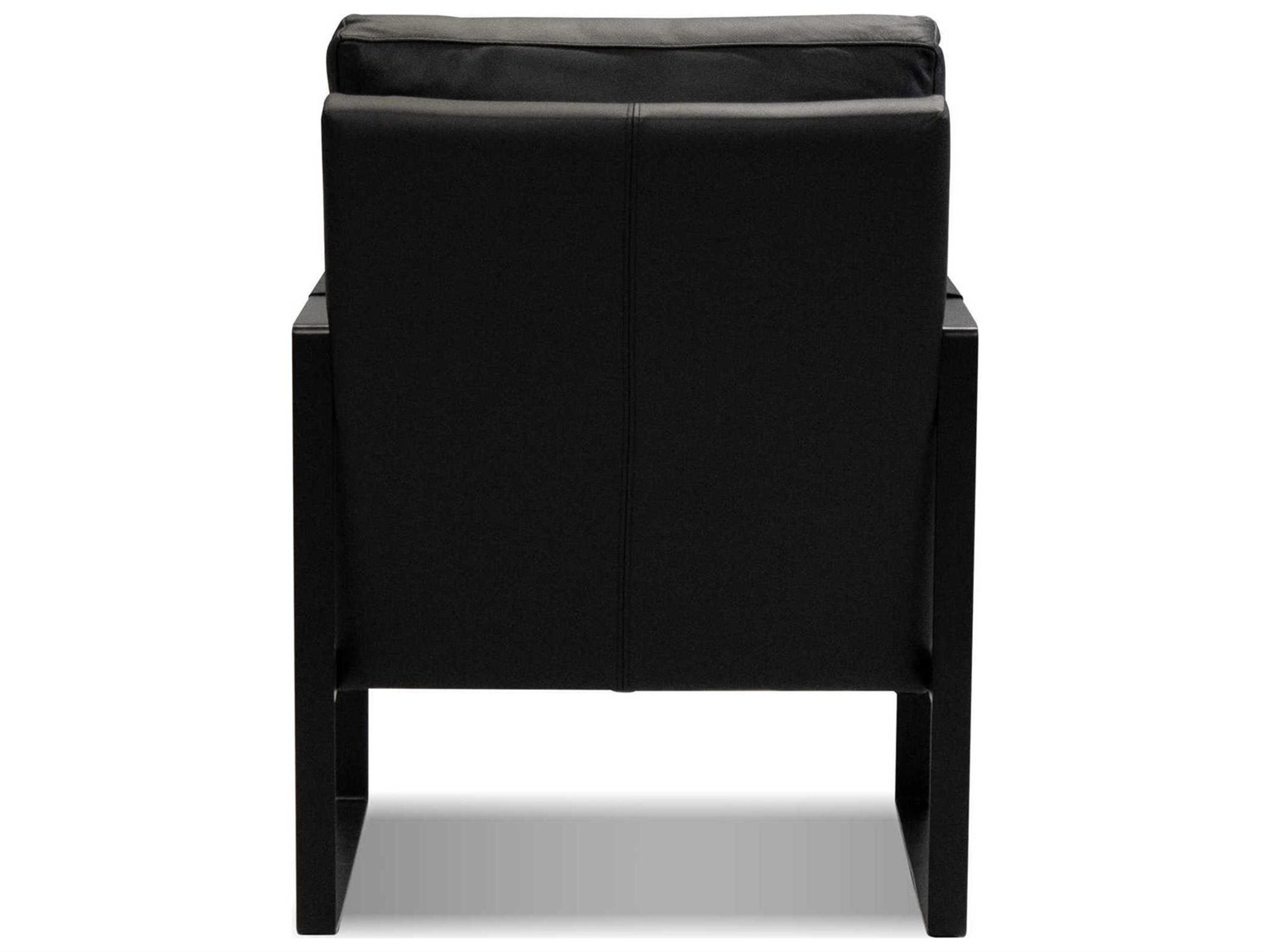 Mobital Mitchell Black Leather Accent Chair