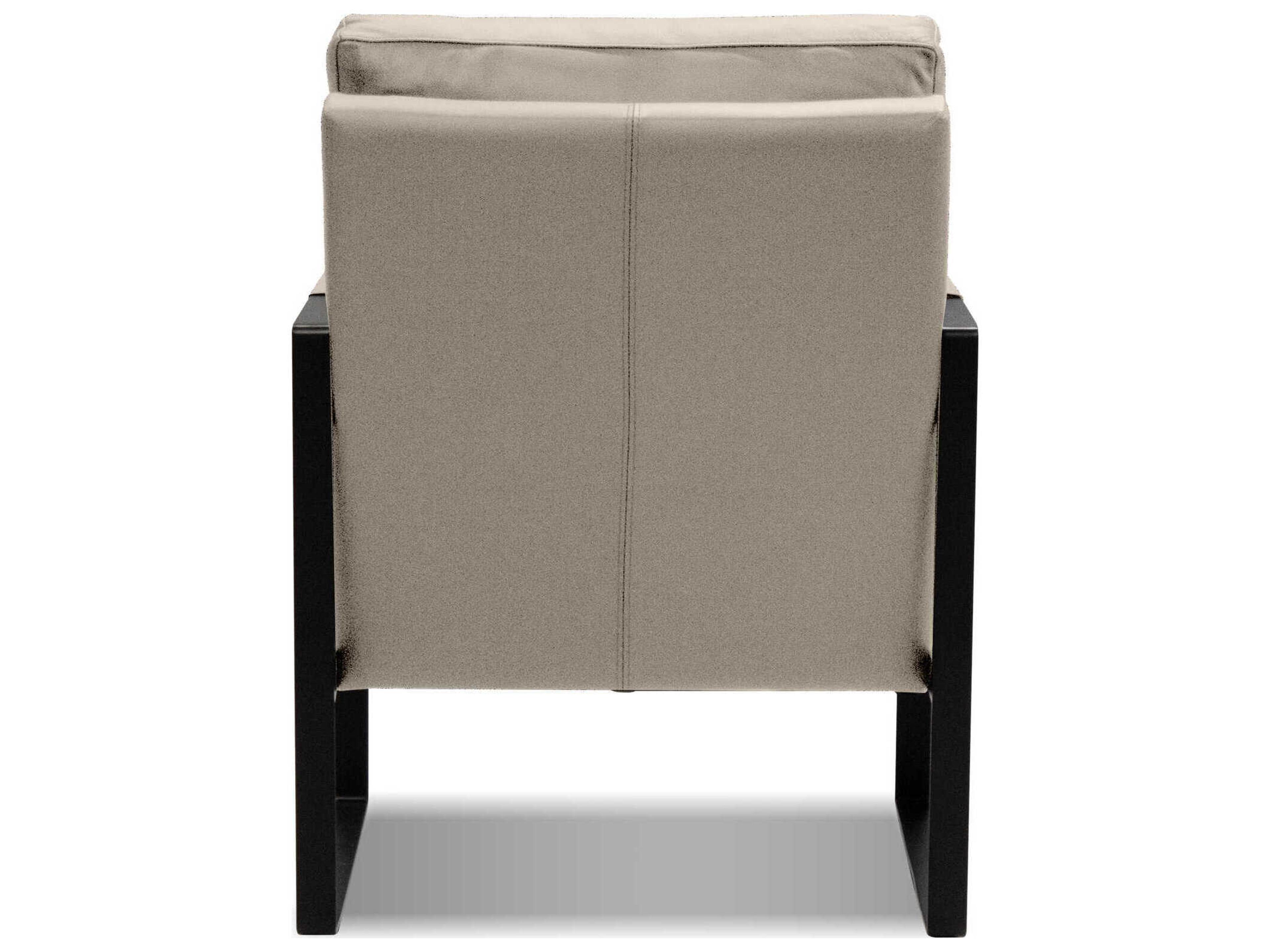 Mobital Mitchell Black Leather Accent Chair