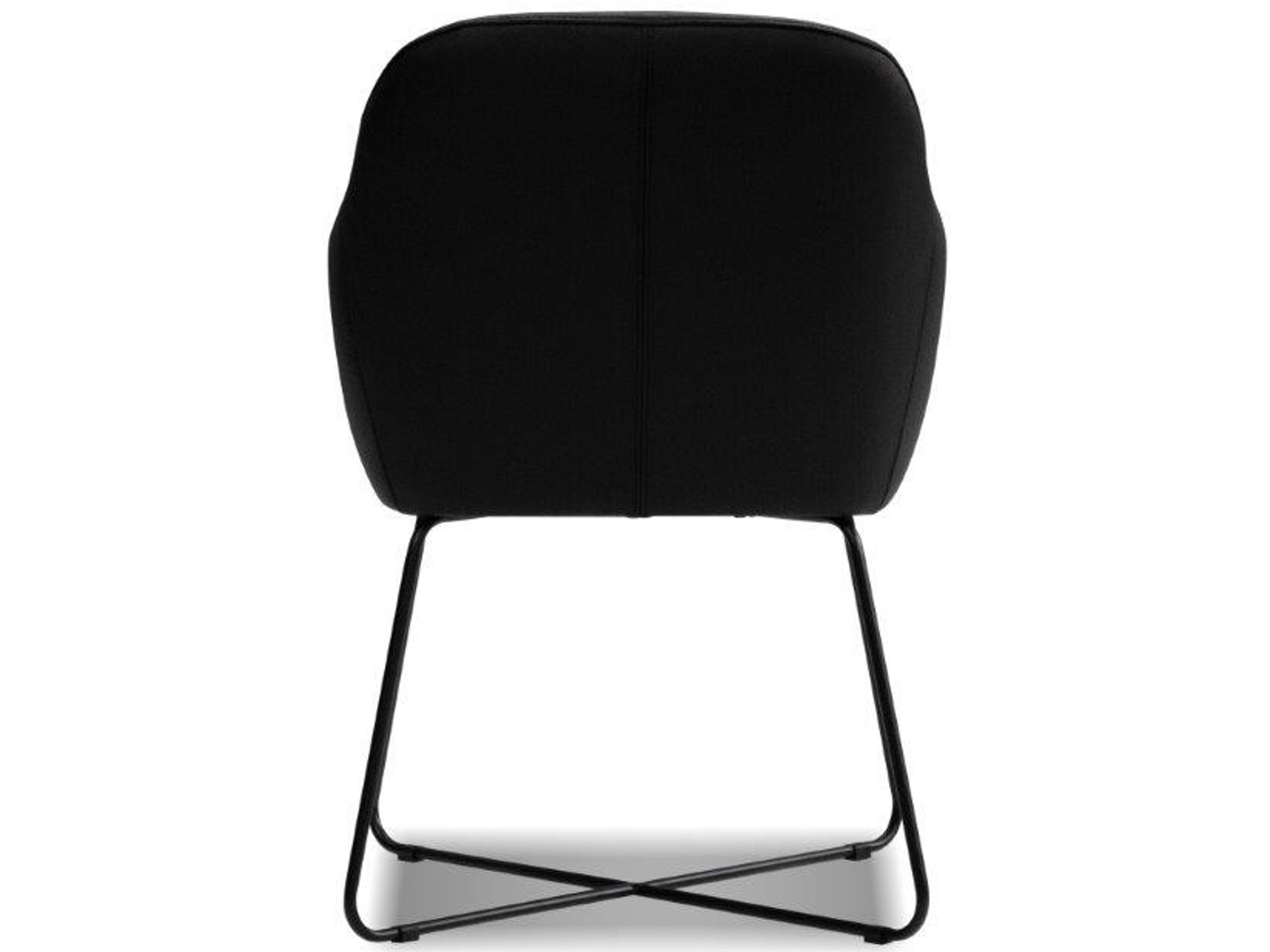 Mobital Vaughn Black Leather Accent Chair
