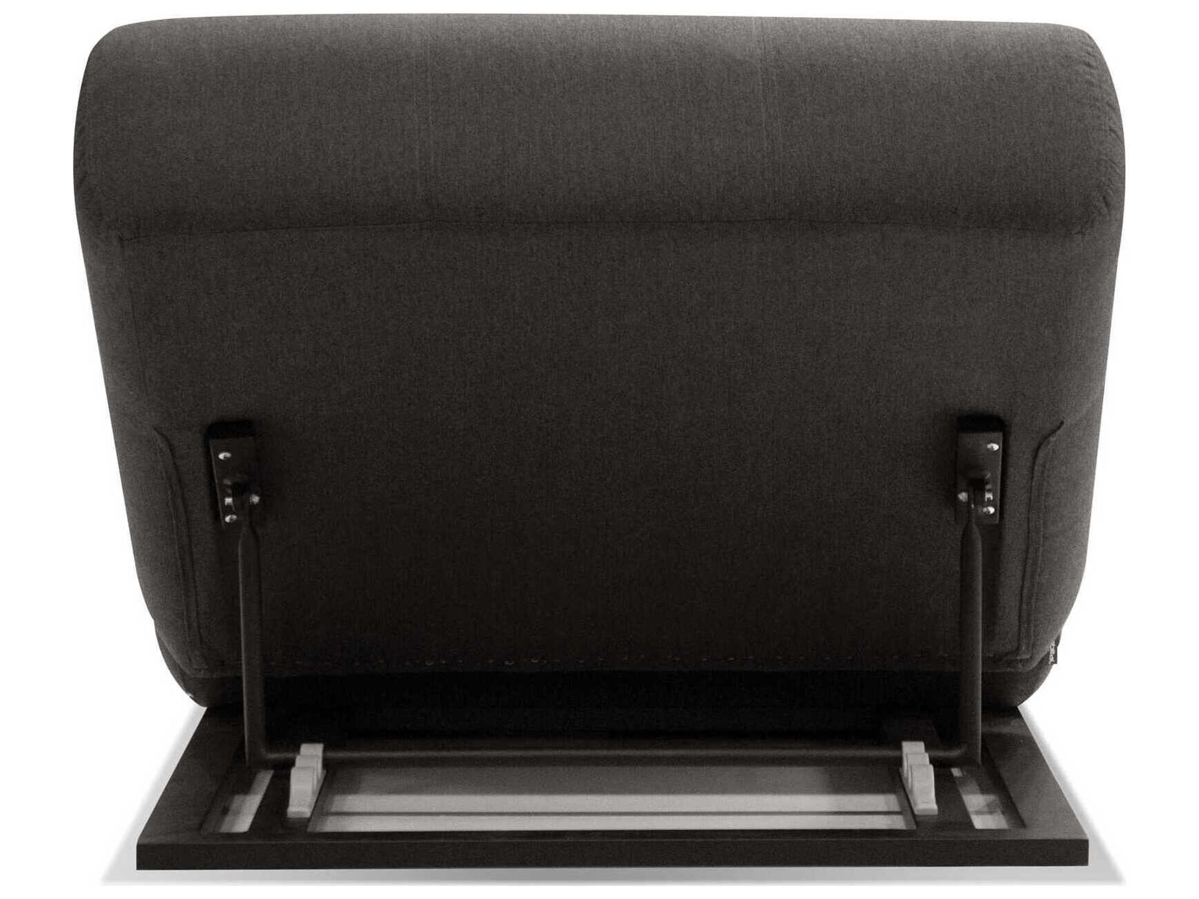 Mobital Bondi Charcoal Black Upholstered Chaise