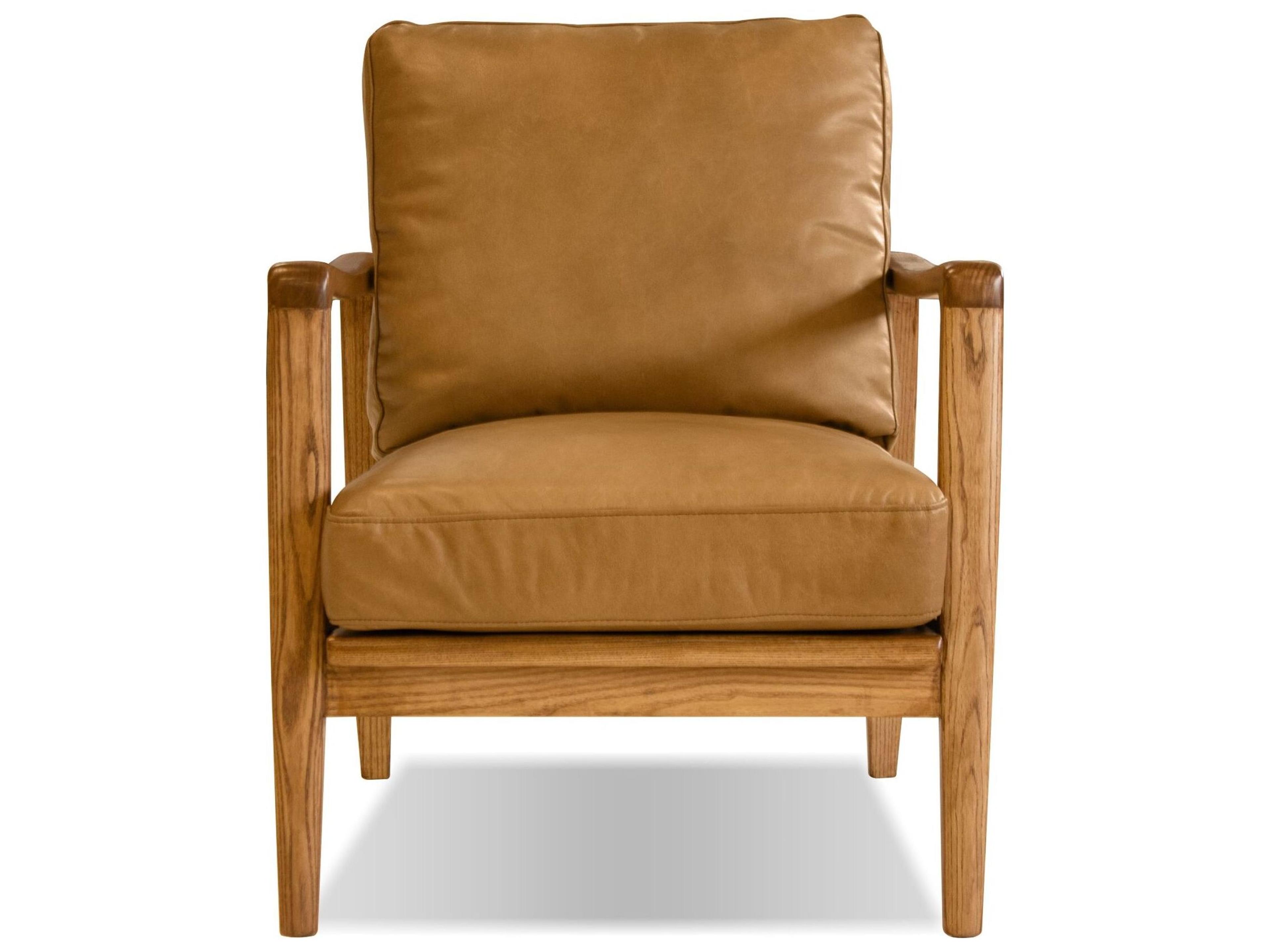 Mobital Craftsman Tan Leather Accent Chair