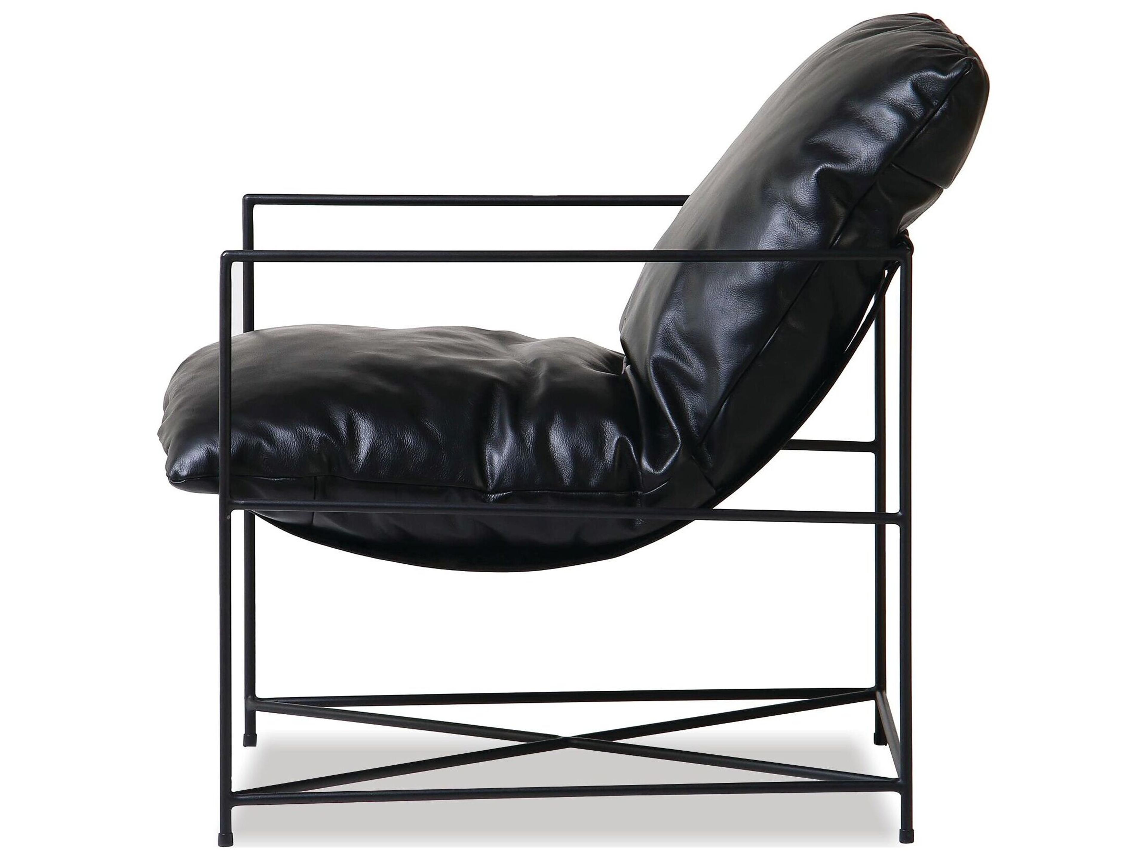 Mobital Ericsson Black Leather Accent Chair
