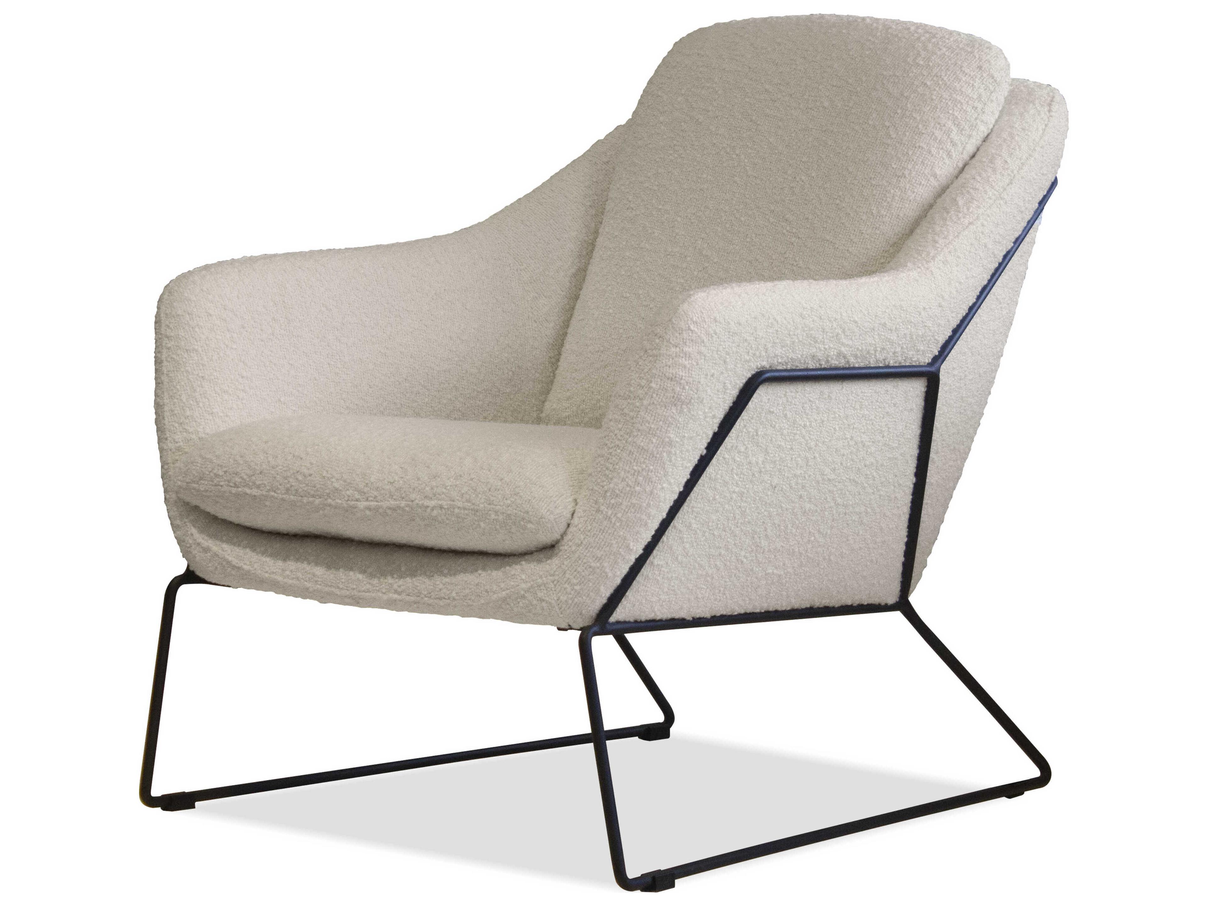 Jasper Black Fabric Accent Chair