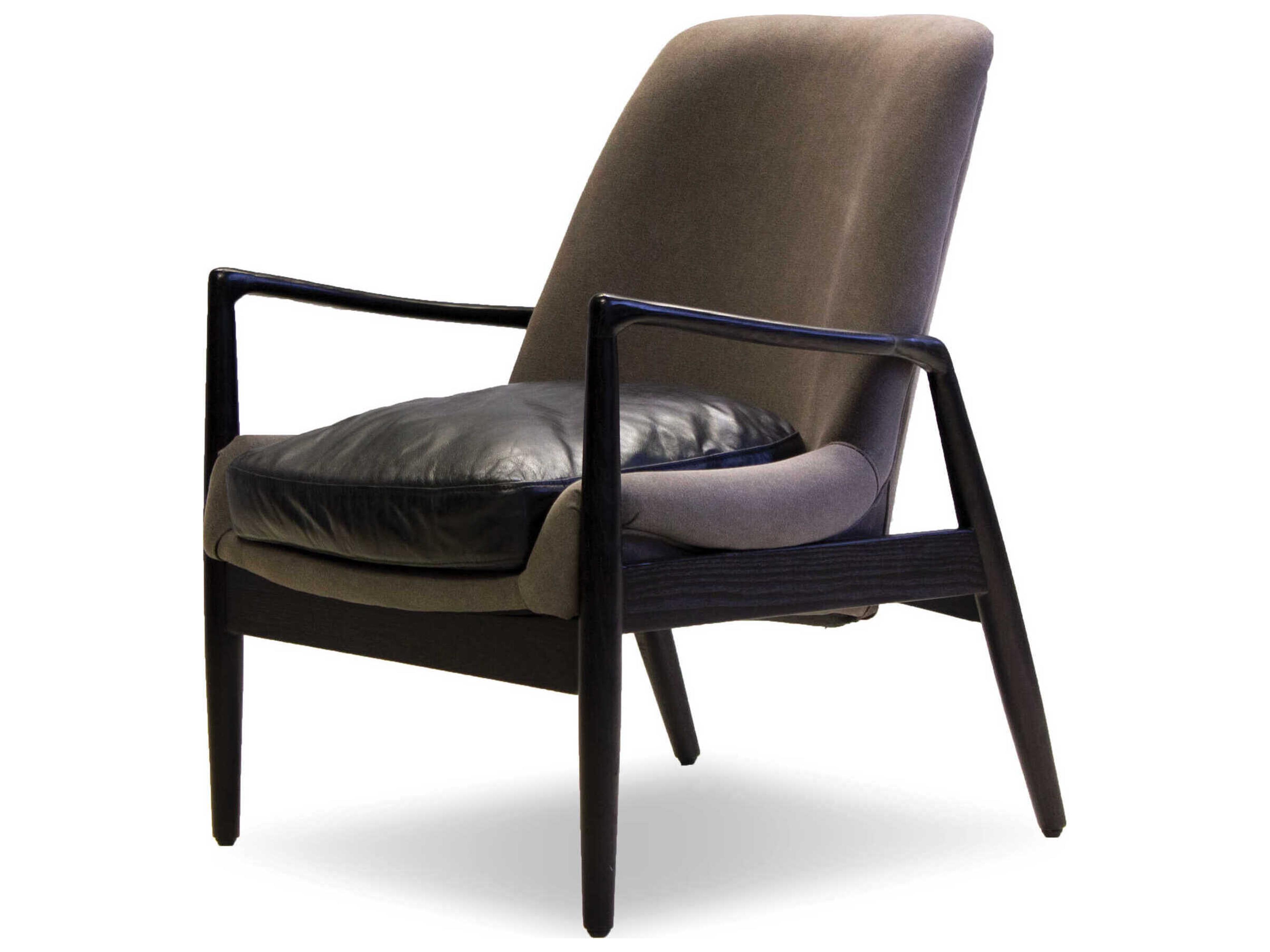 Reynolds Black Fabric Accent Chair