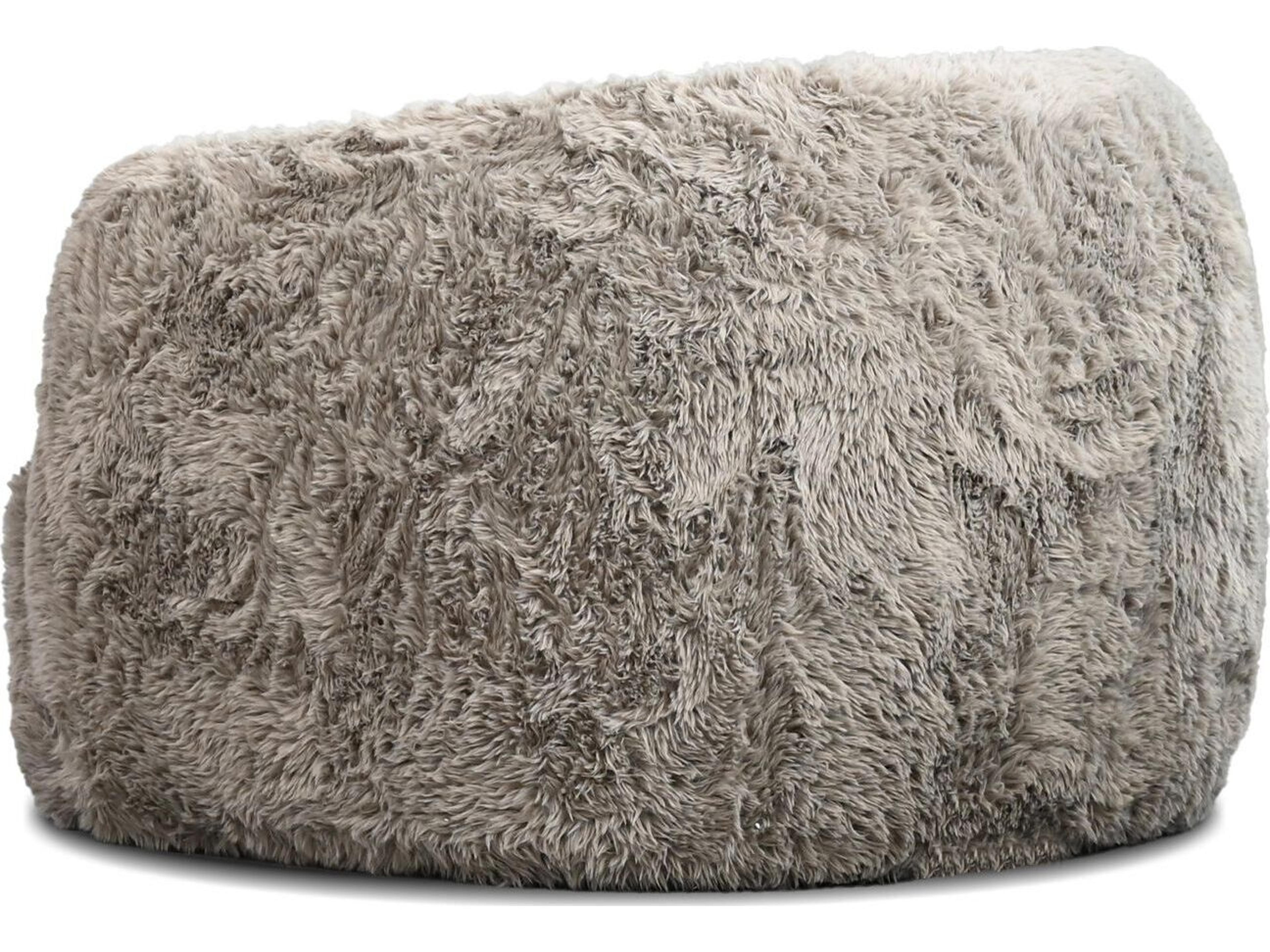 Mobital Saba Beige Fur Accent Chair