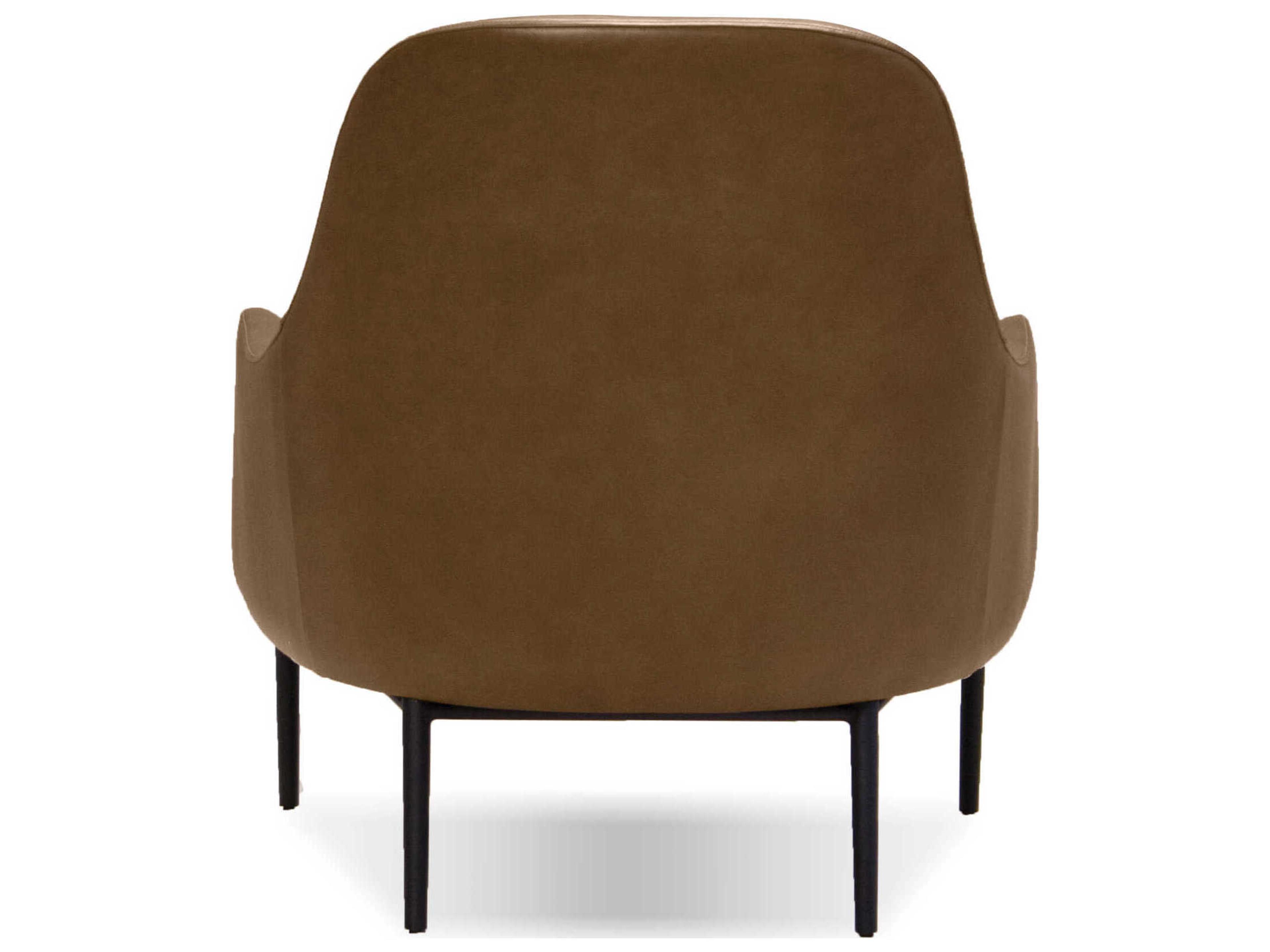 Mobital Swoon Brown Leather Accent Chair
