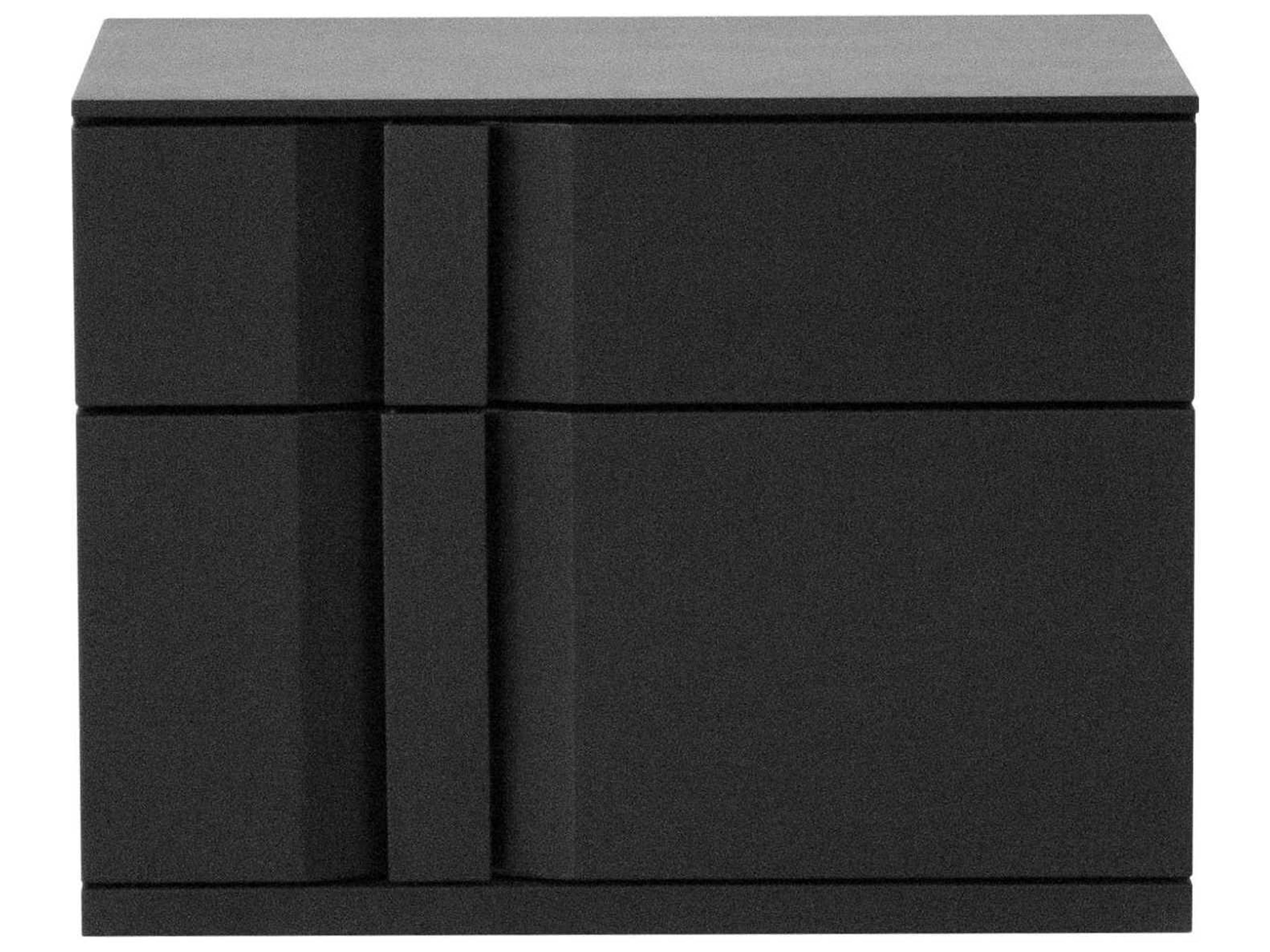 Mobital Carbon 2-Drawers Nightstand