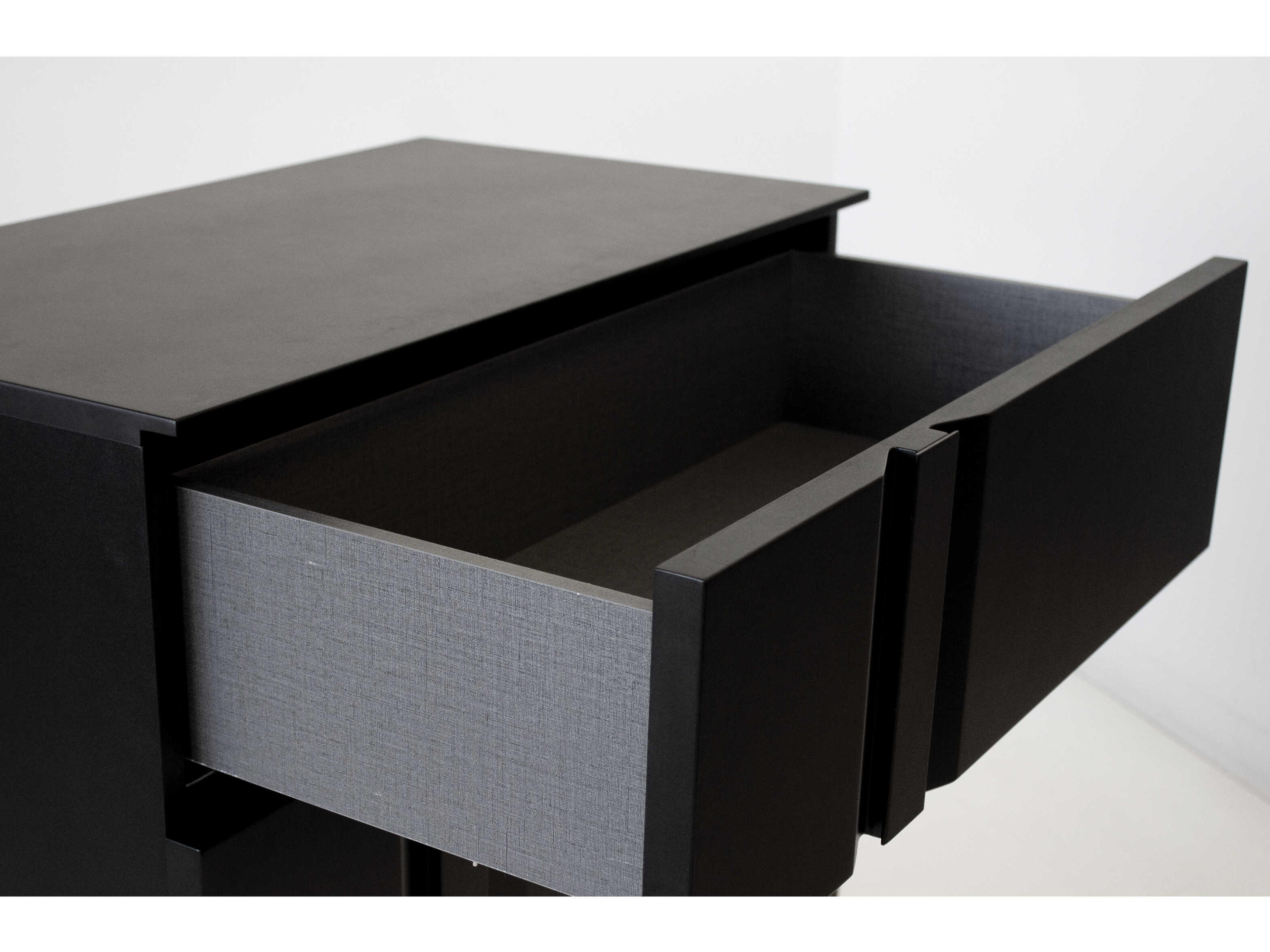 Mobital Carbon 2-Drawers Nightstand