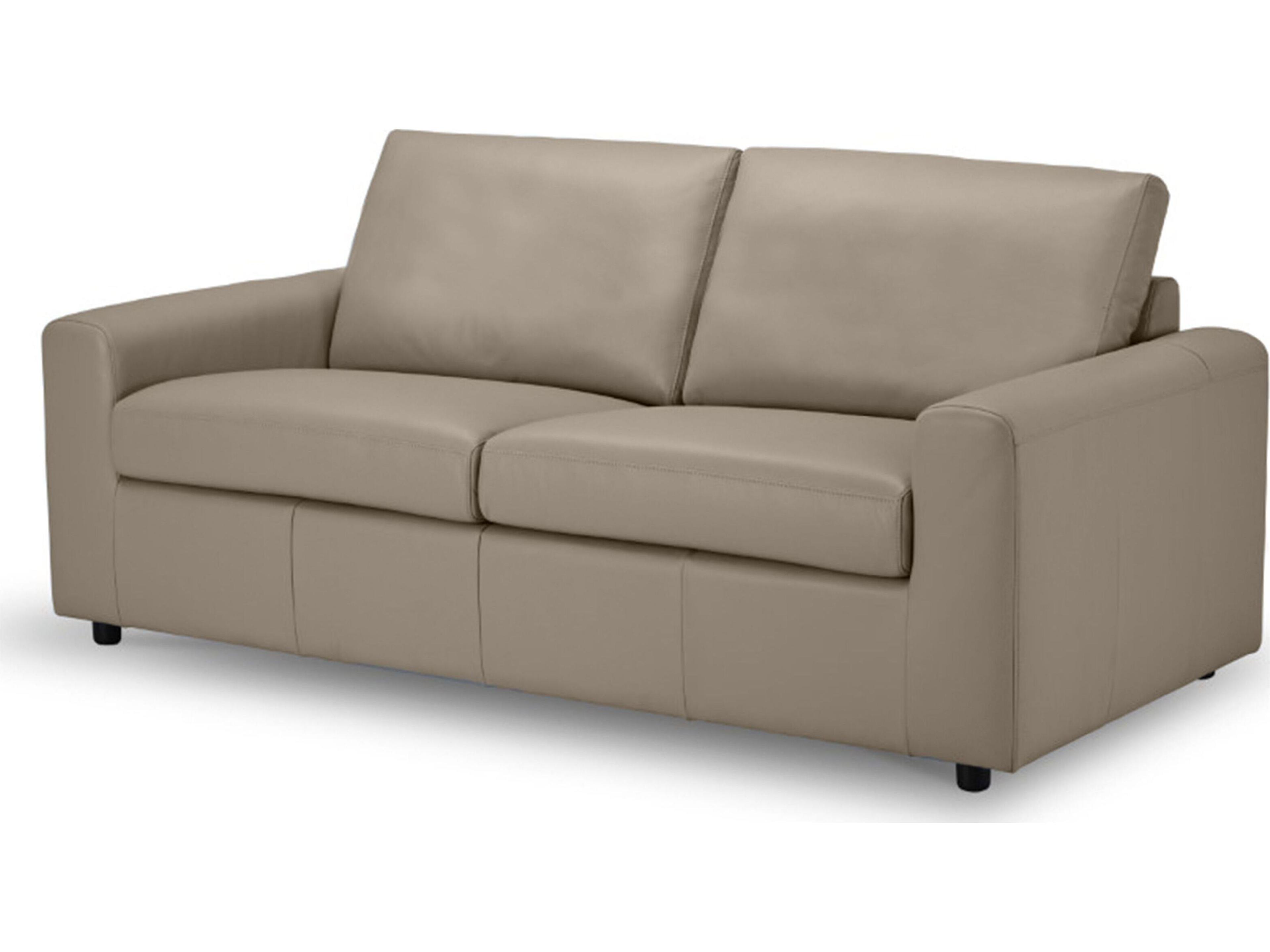 Rest Wheat Leather Beige Sofa Bed