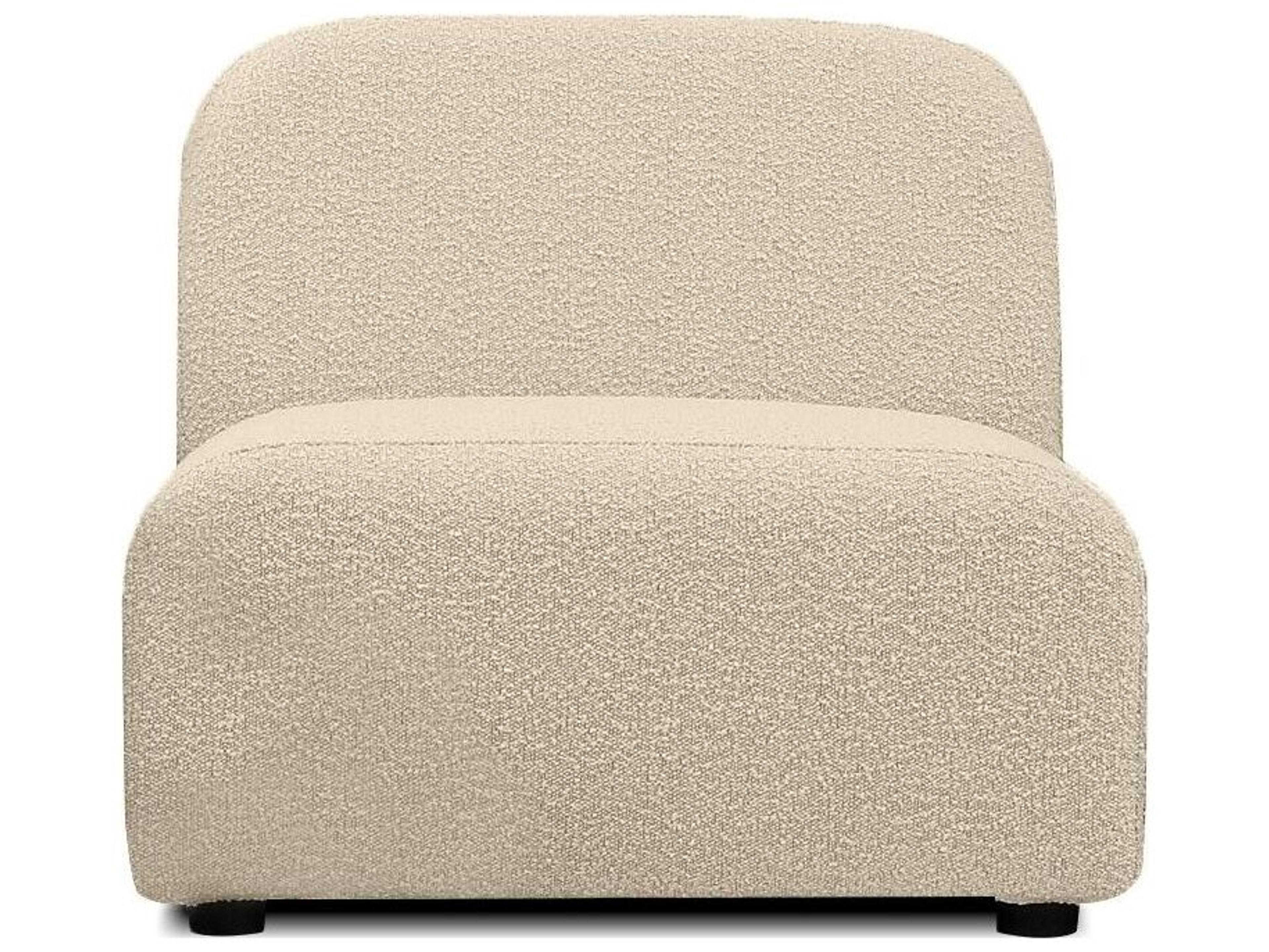 Arcos Frost Beige Upholstered Sectional Sofa