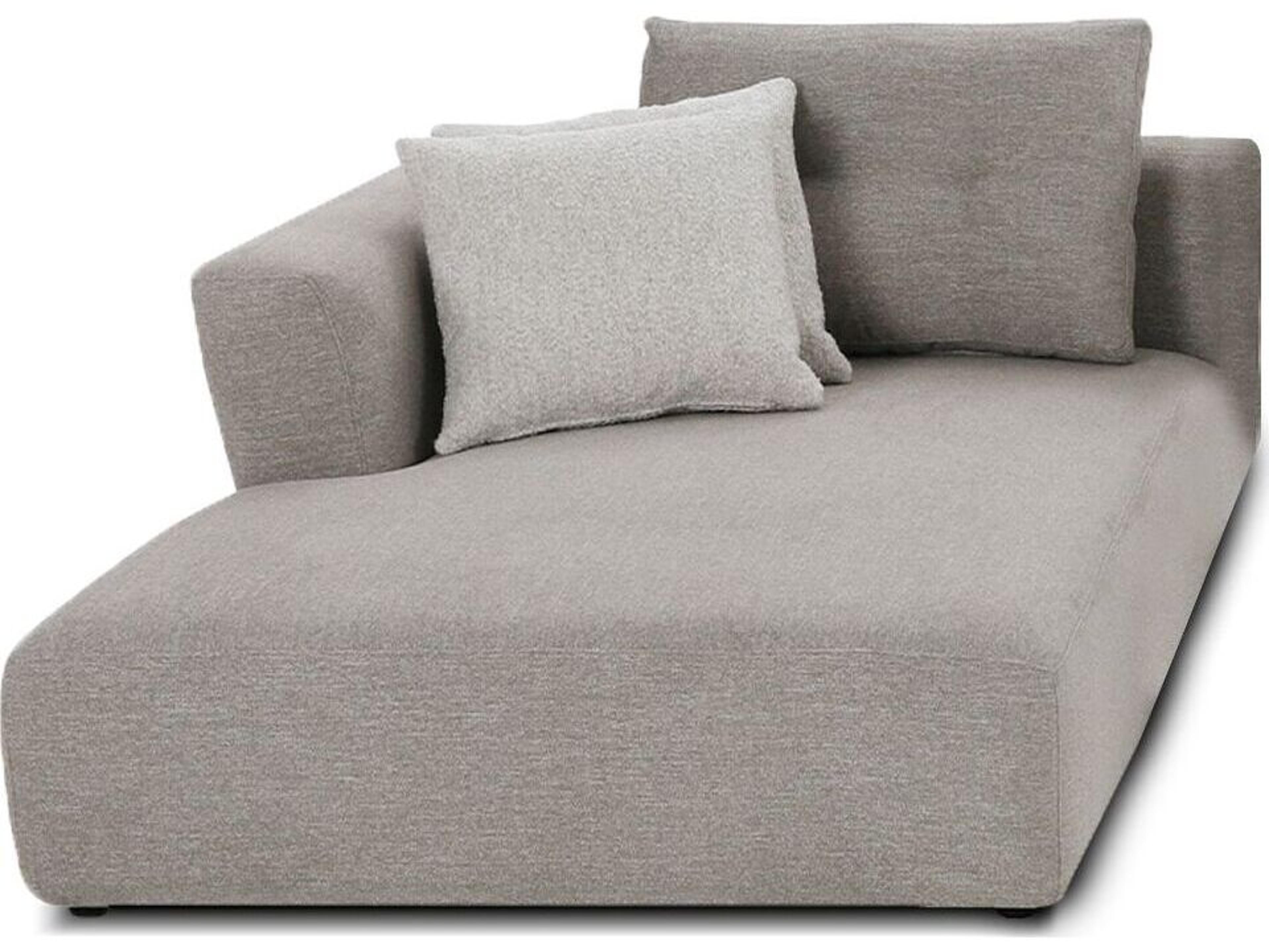 Como Upholstered Sectional Chaise Lounge