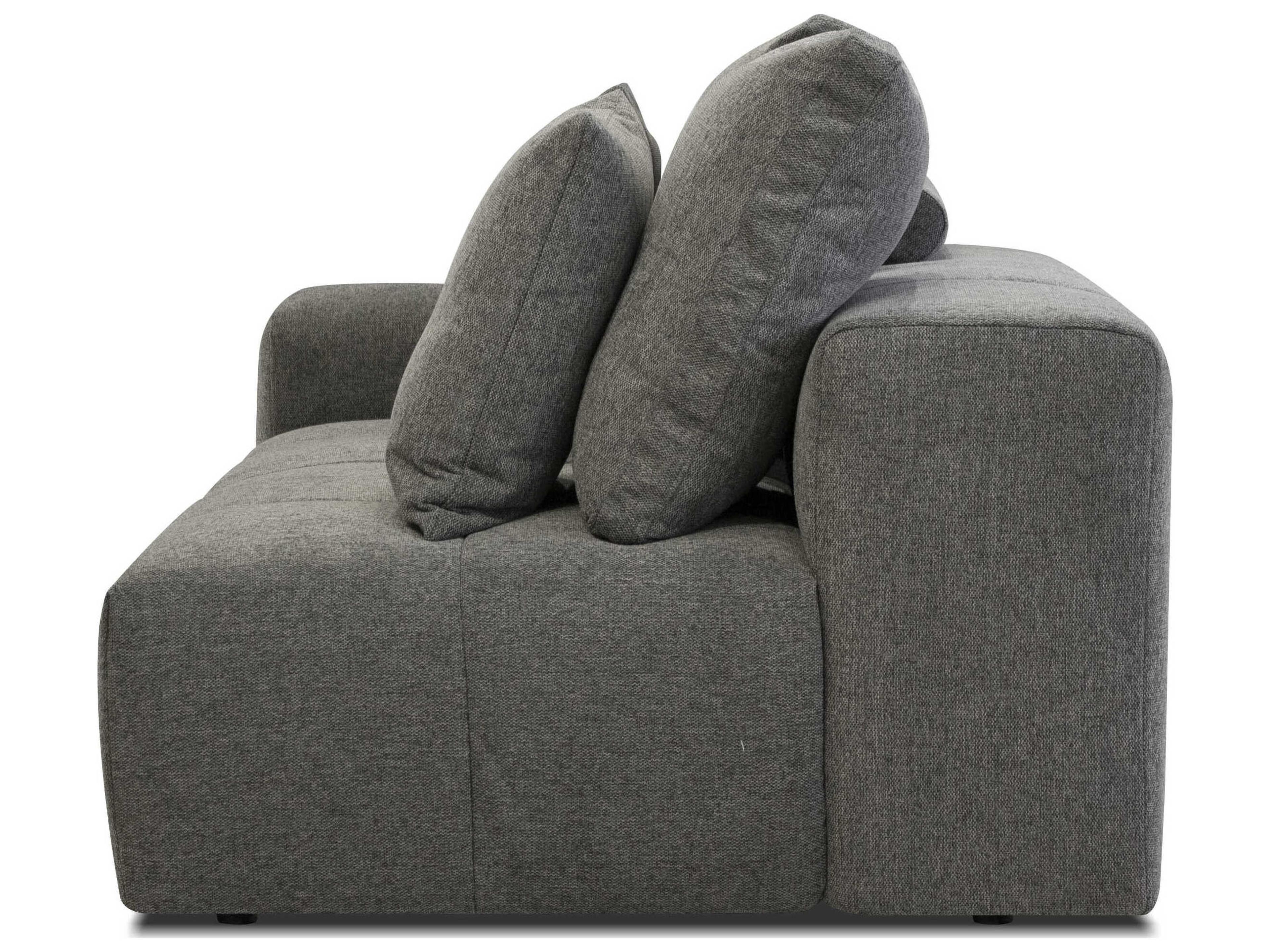 Mobital Mallow Smoke Gray Upholstered Loveseat