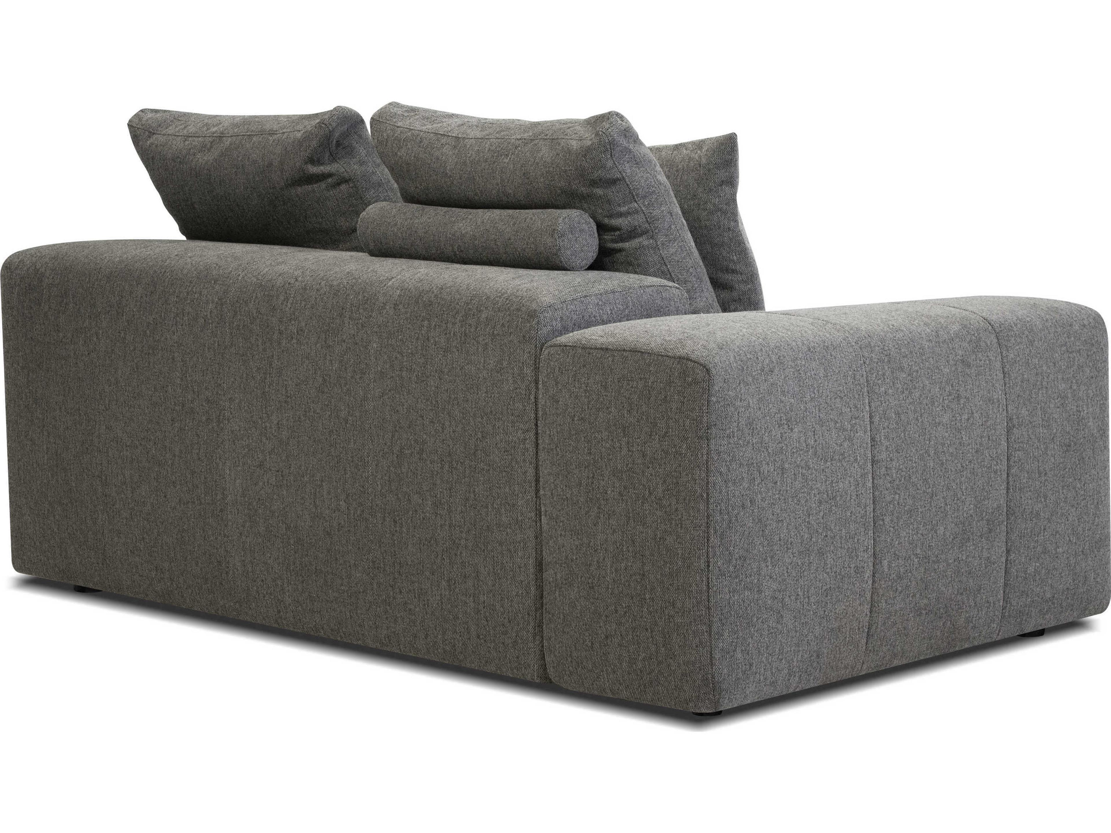 Mobital Mallow Smoke Gray Upholstered Loveseat