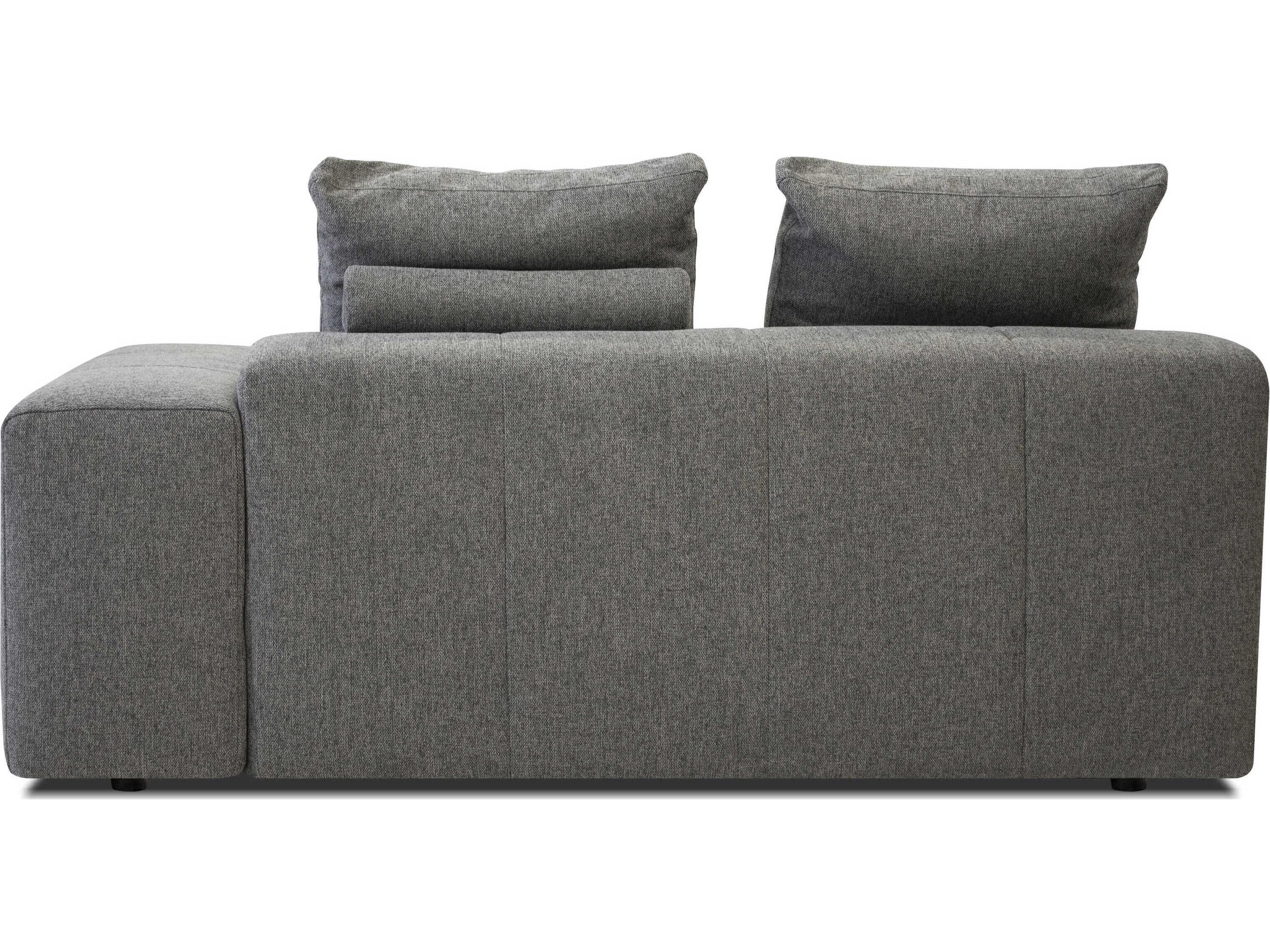 Mobital Mallow Smoke Gray Upholstered Loveseat