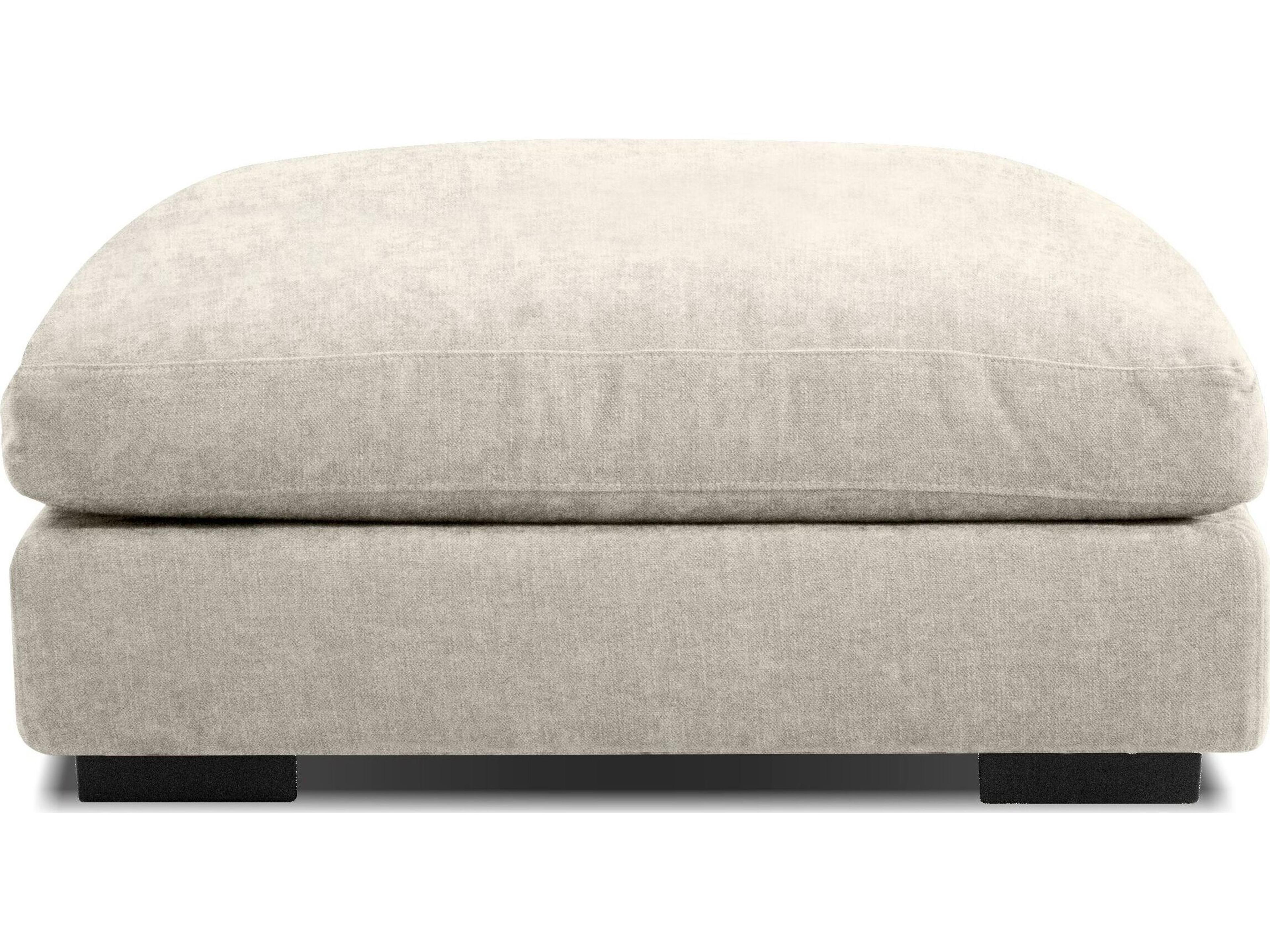 Onza Cream Upholstered Ottoman