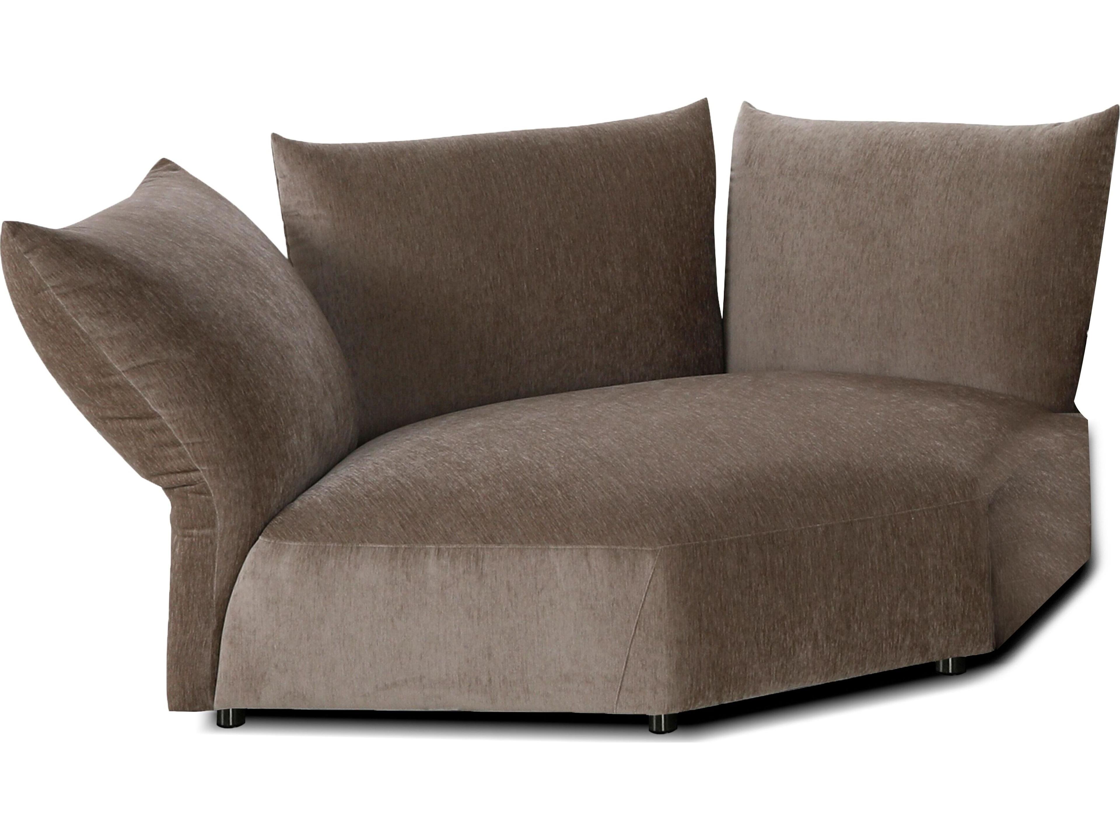 Tobago Brown Upholstered Sectional Sofa