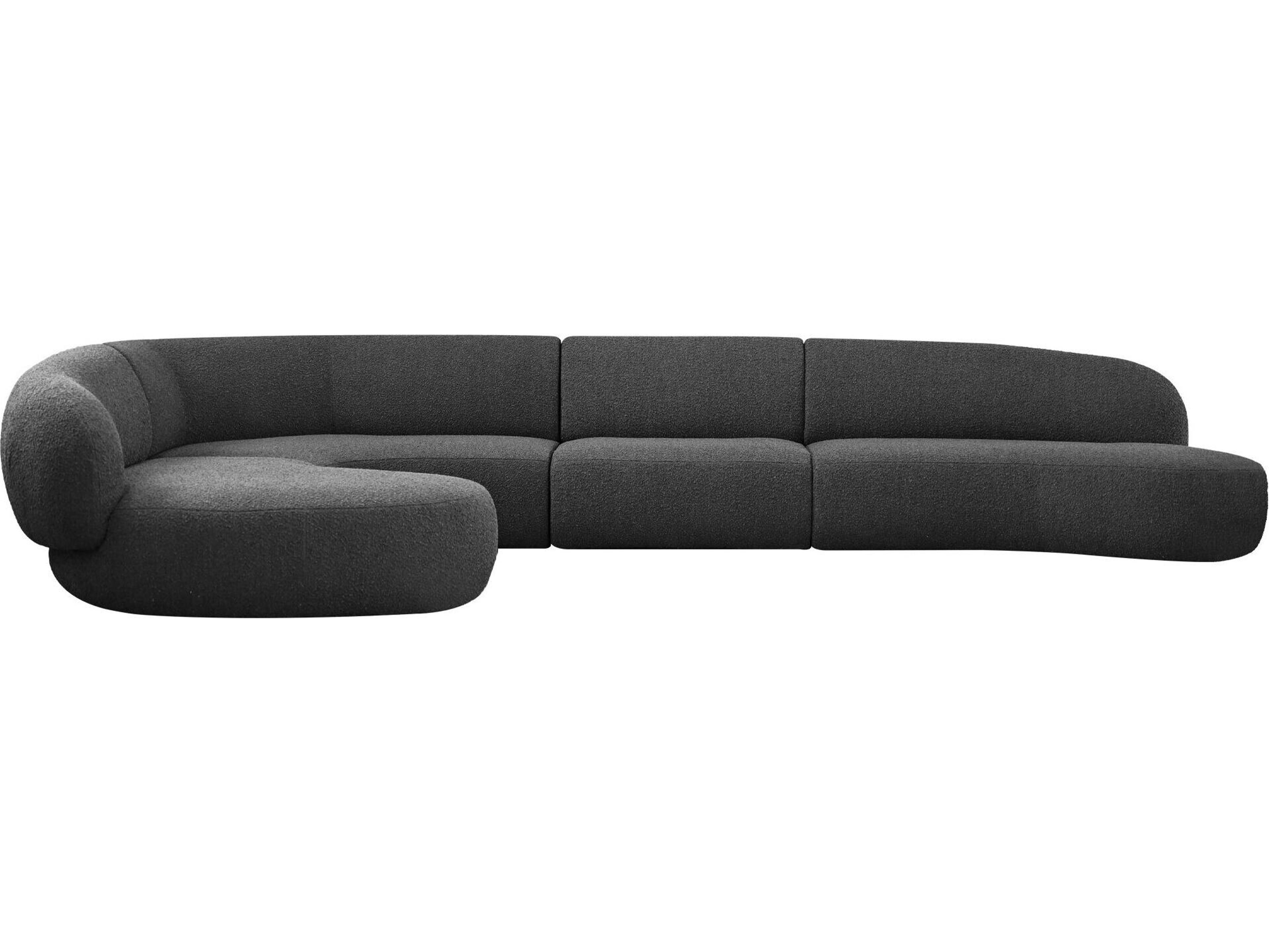 Moritz Gray Upholstered Sectional Sofa