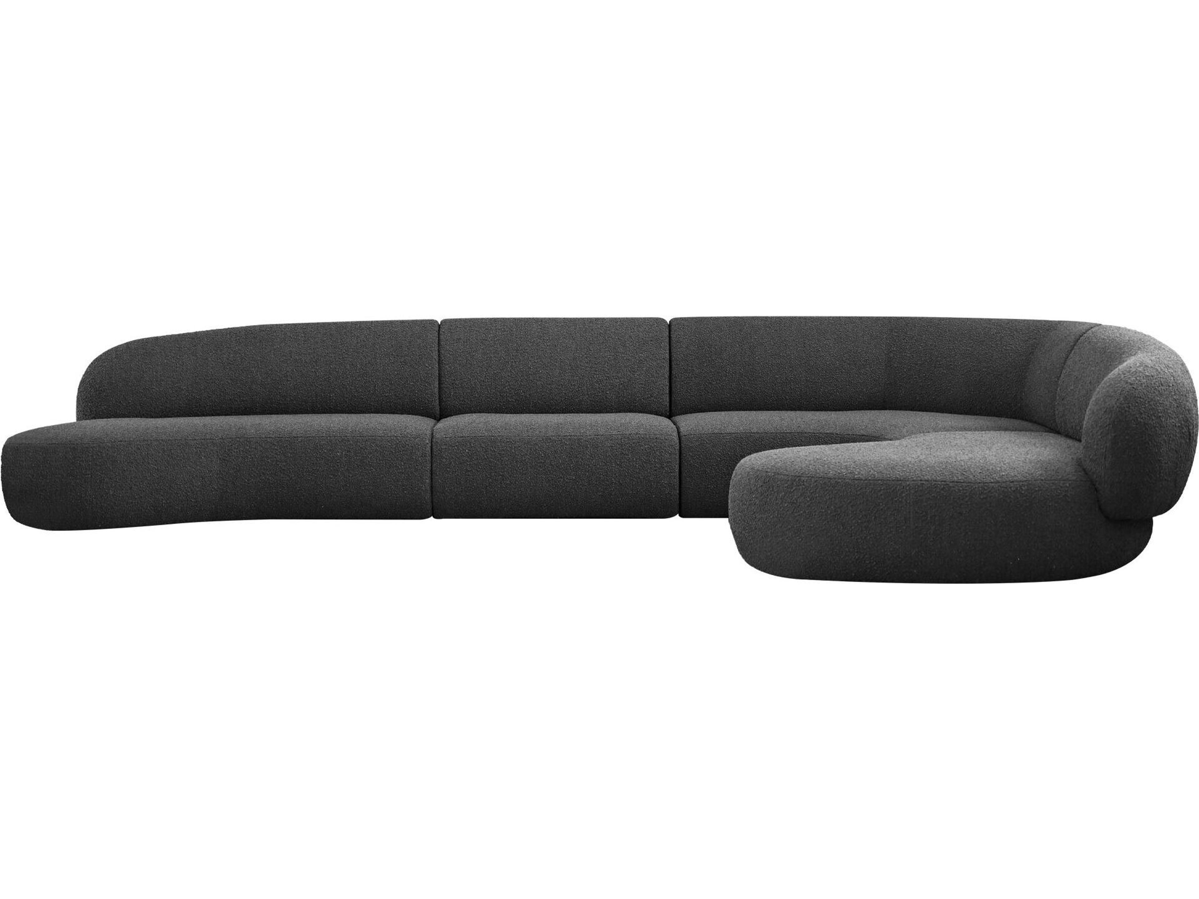 Moritz Gray Upholstered Sectional Sofa