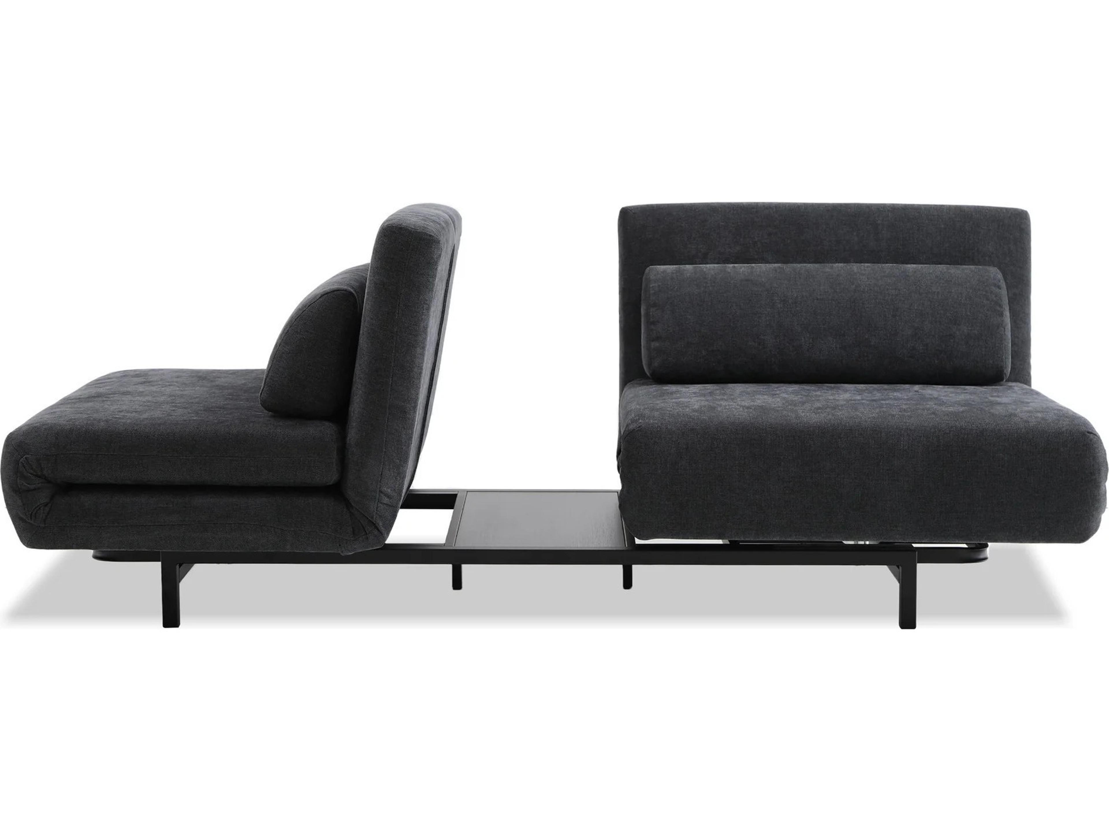 Mobital Iso Gray Upholstered Sofa Bed