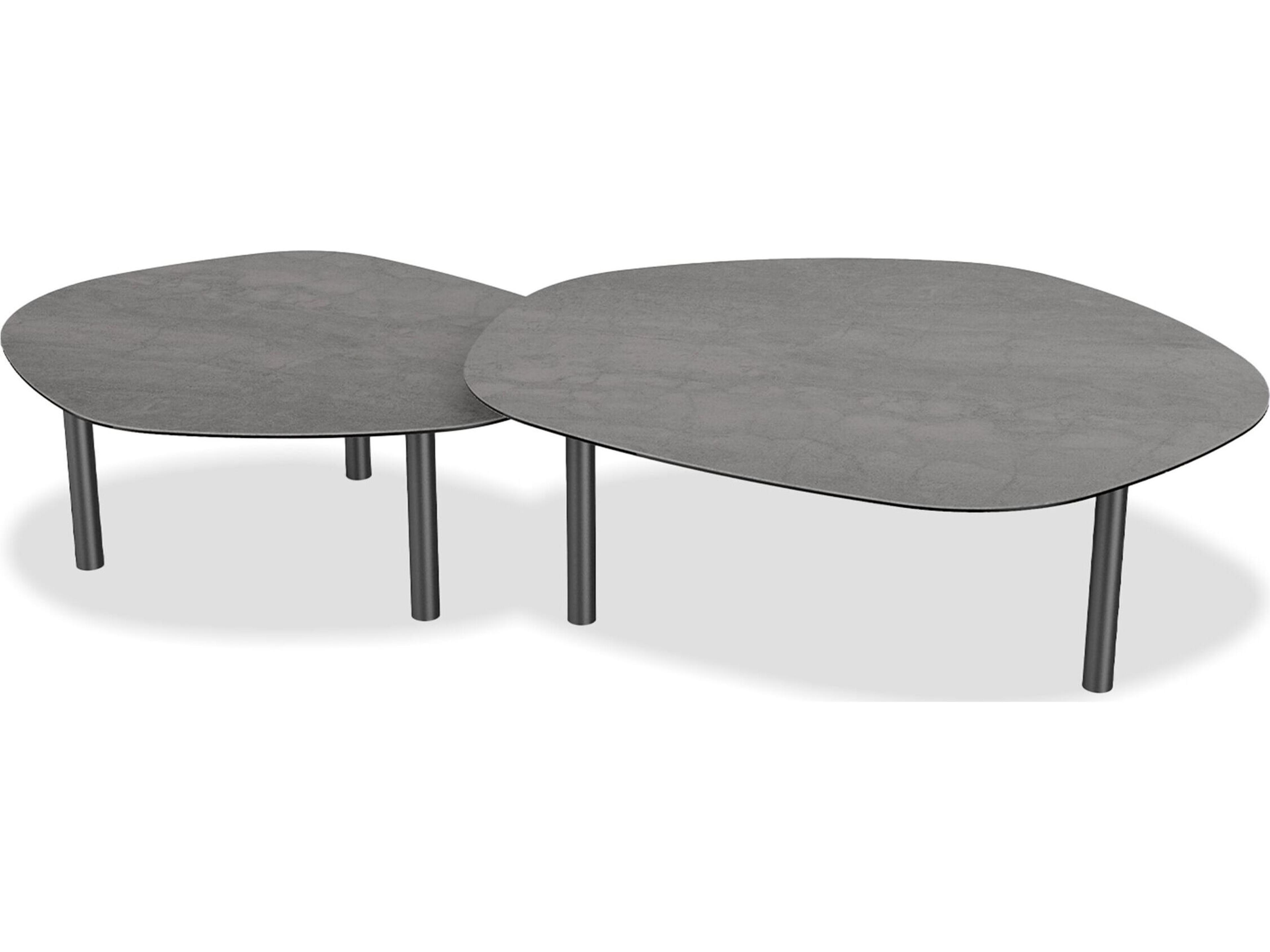 Mobital Arzo Concrete Grey Ceramic Top Coffee Table