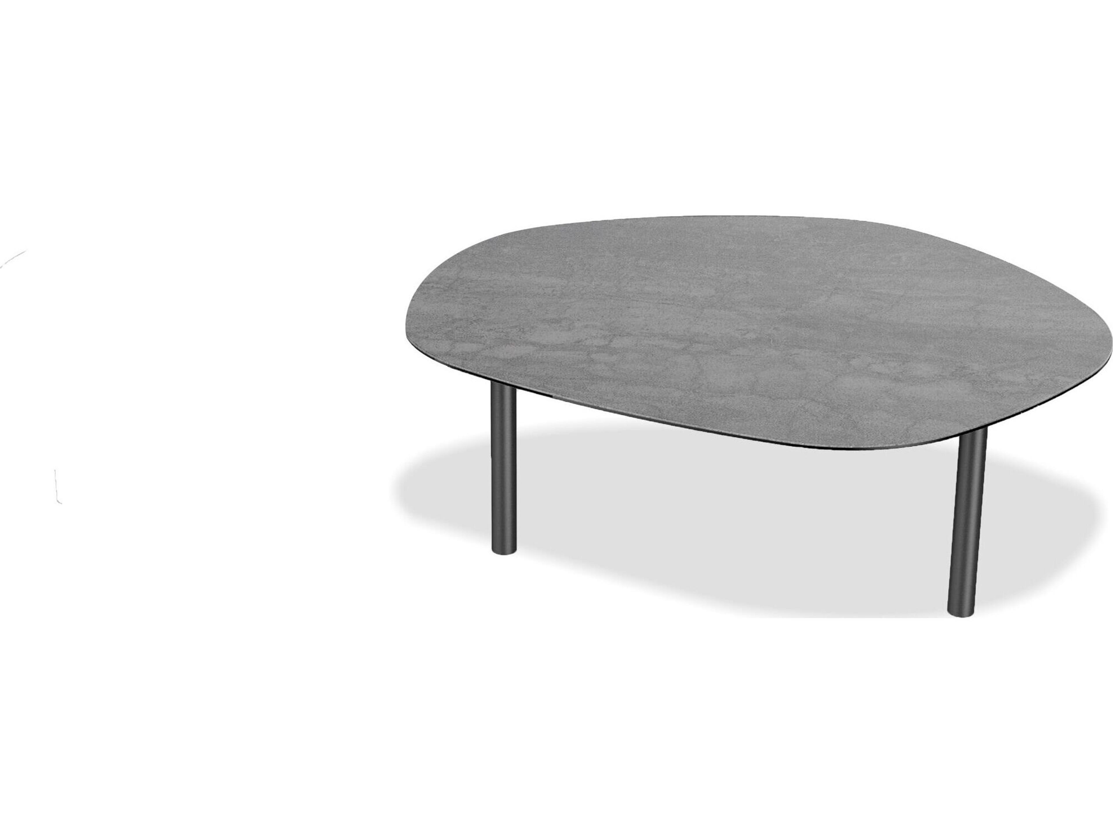Mobital Arzo Concrete Grey Ceramic Top Coffee Table