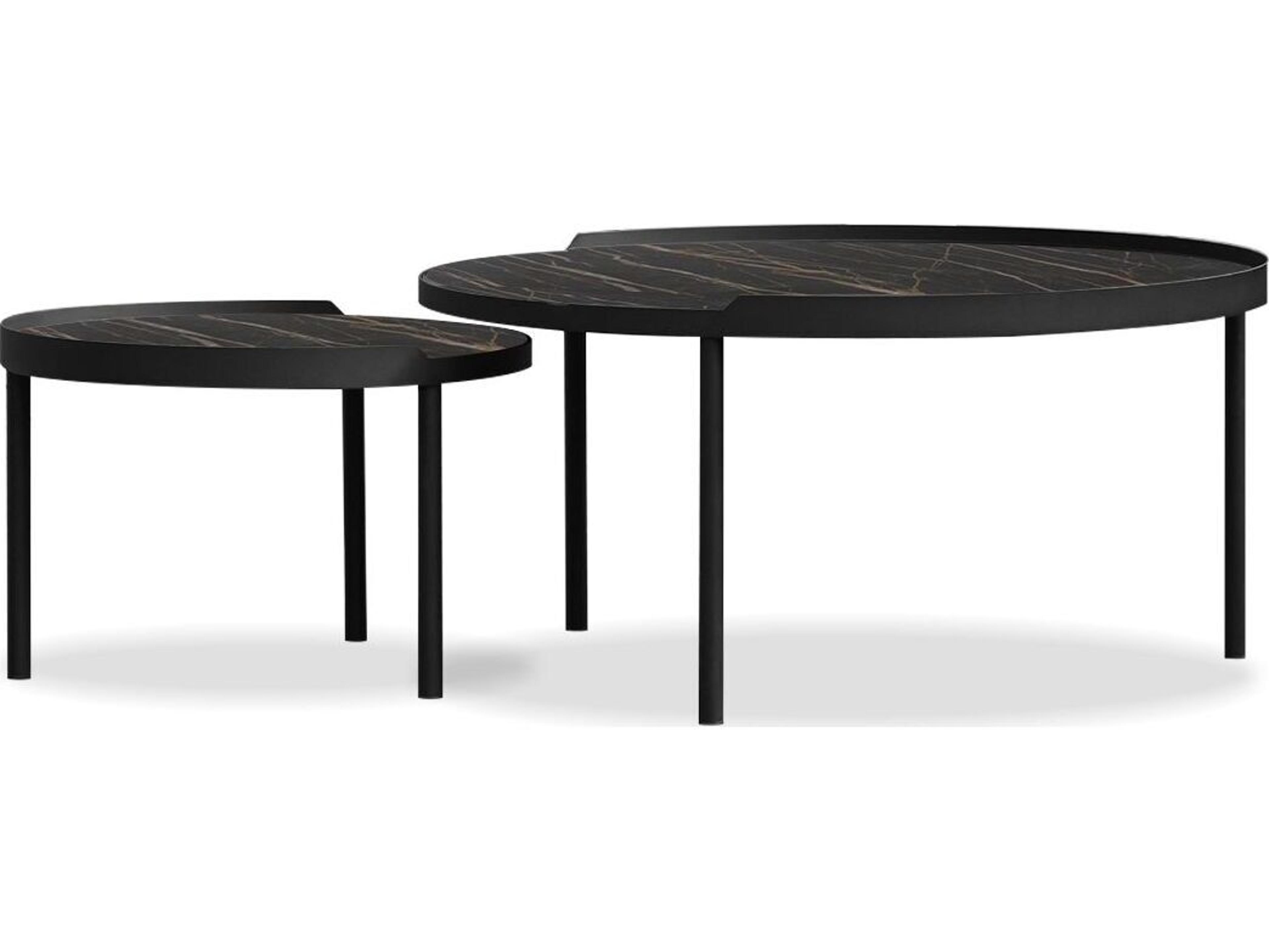 Mobital Coast Round Ceramic Coffee Table