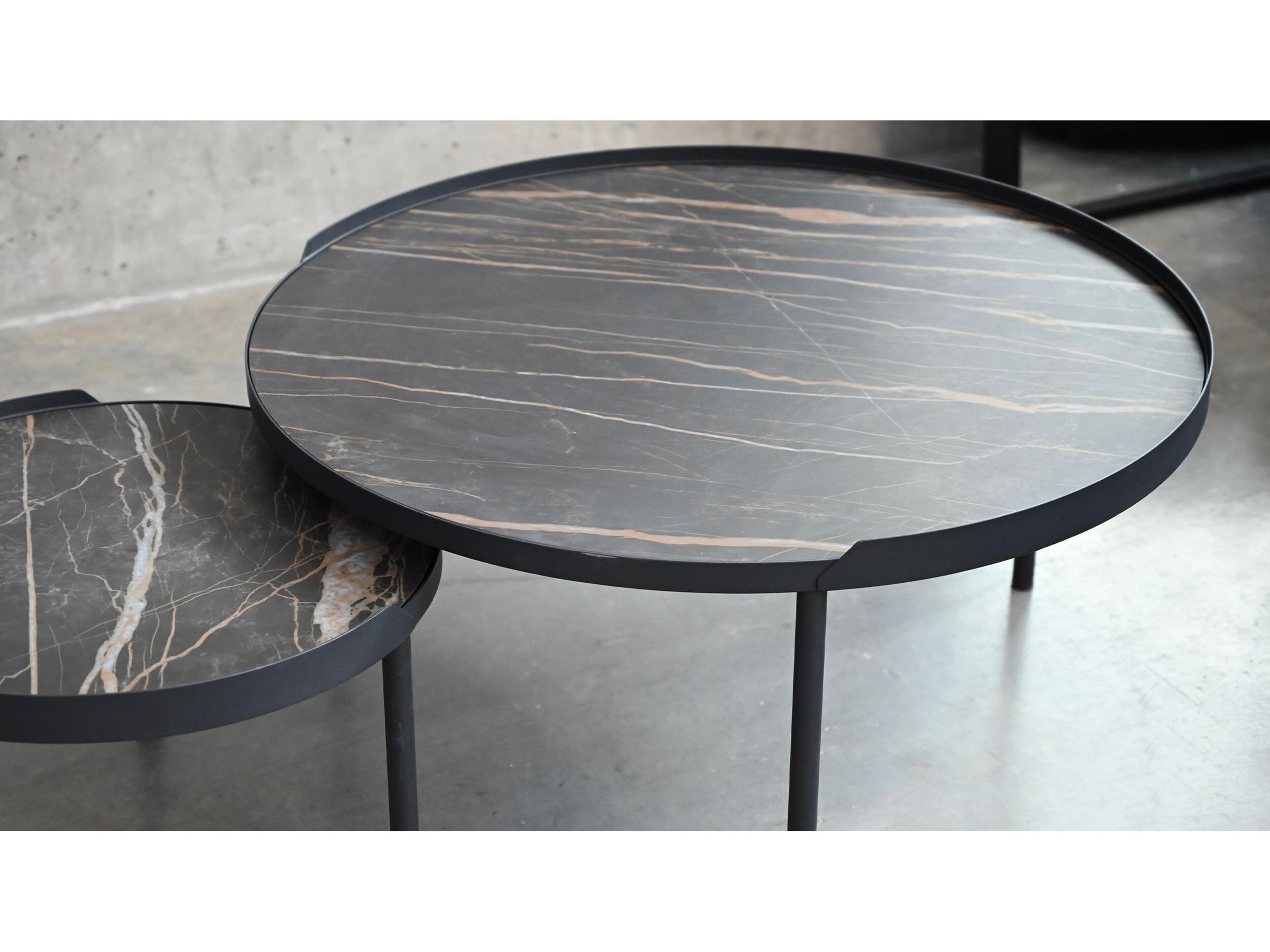 Mobital Coast Round Ceramic Coffee Table