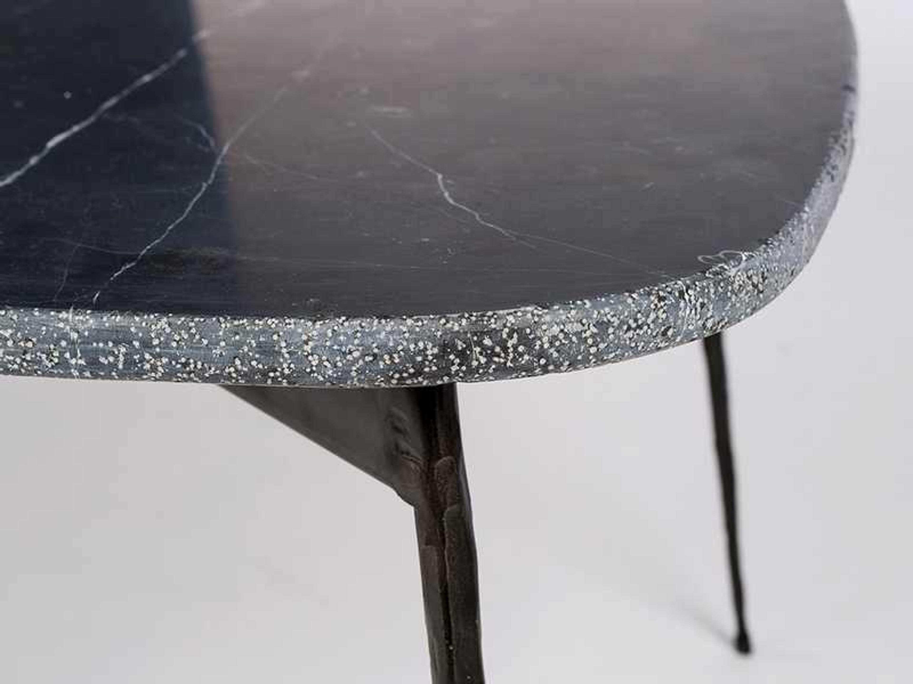 Mobital Flint Black Marquina Marble Coffee Table