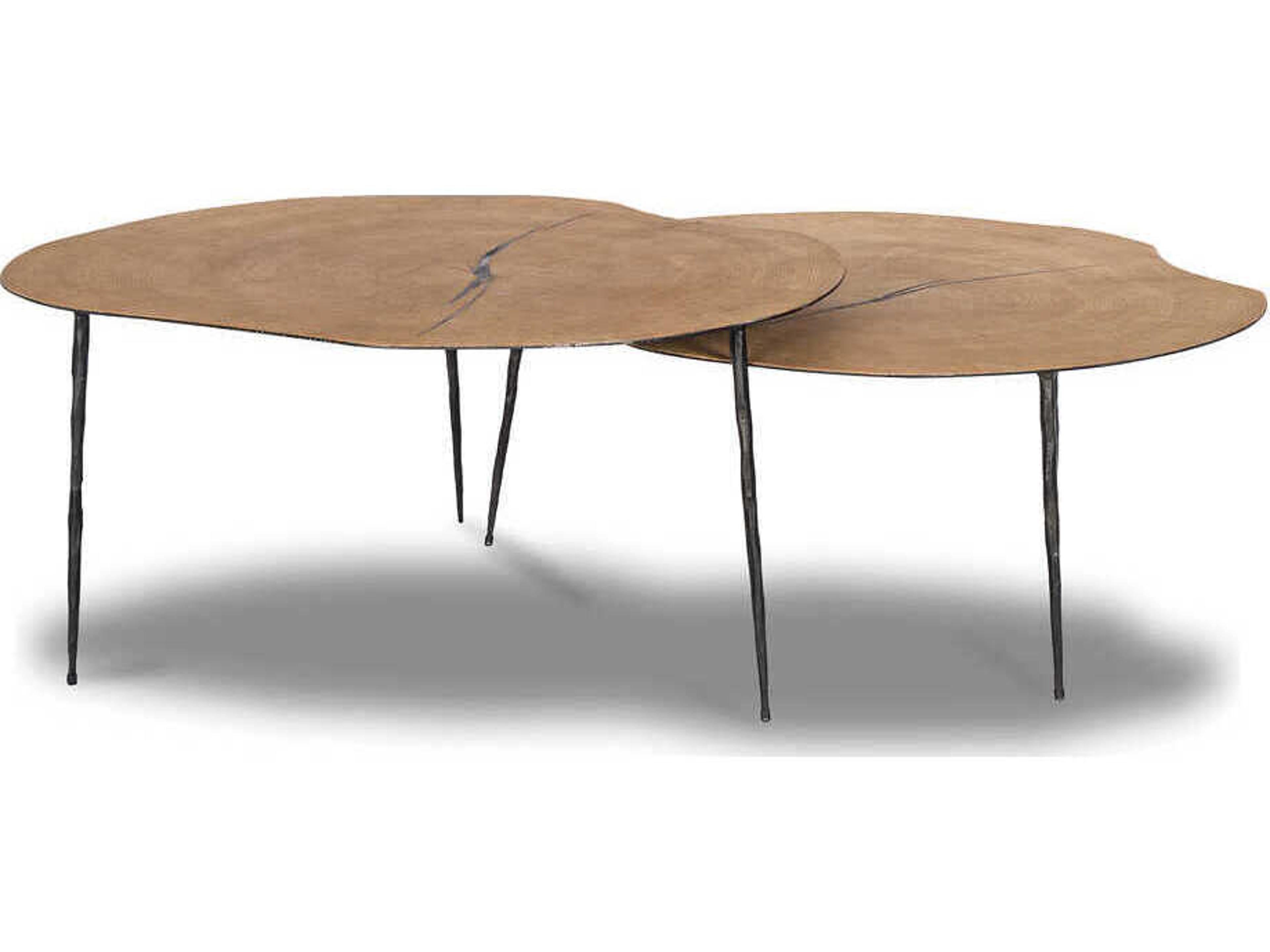 Mobital Oakley Round Wood Reclaimed Coffee Table