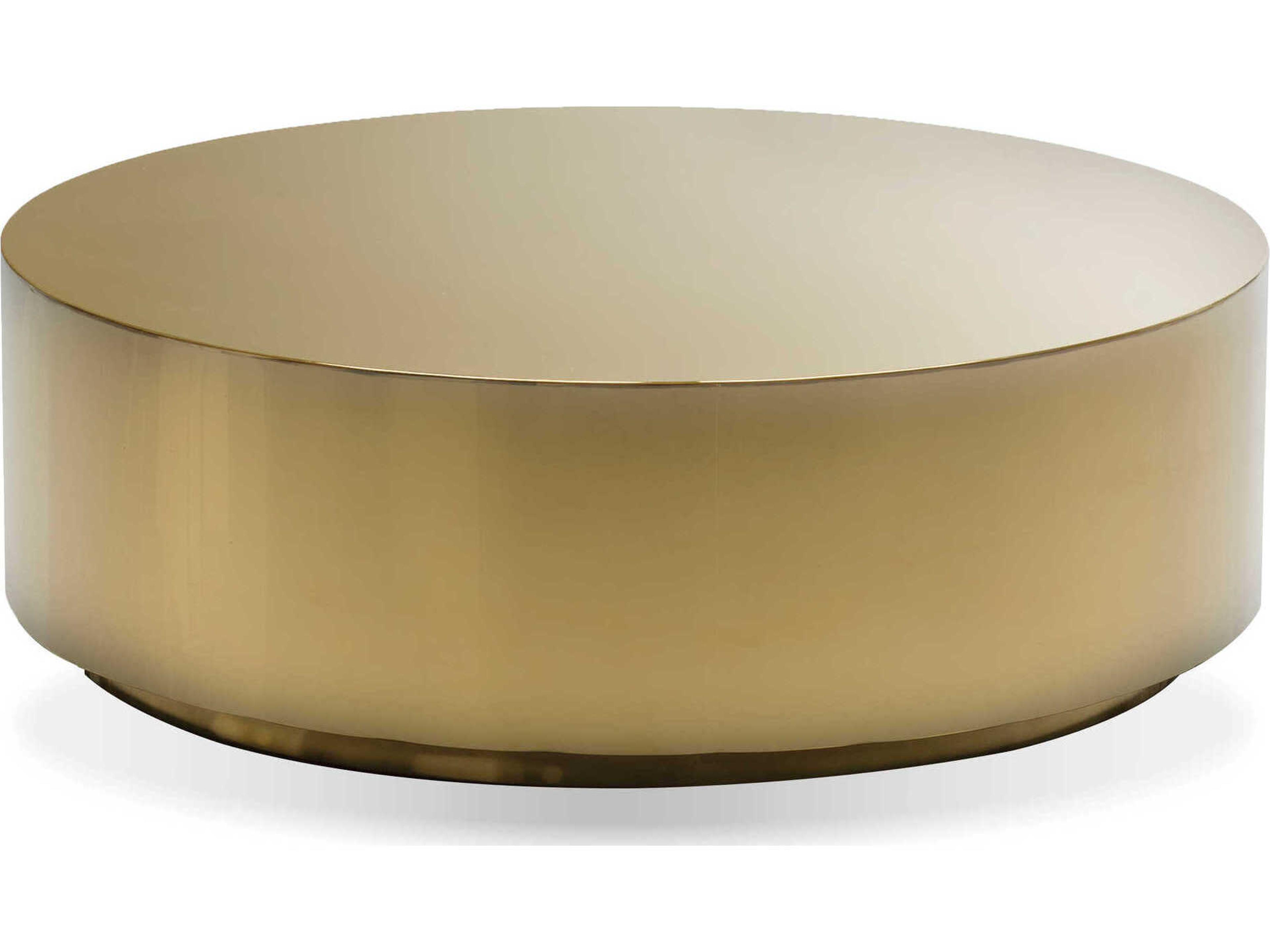 Sphere Round Metal Gold Coffee Table