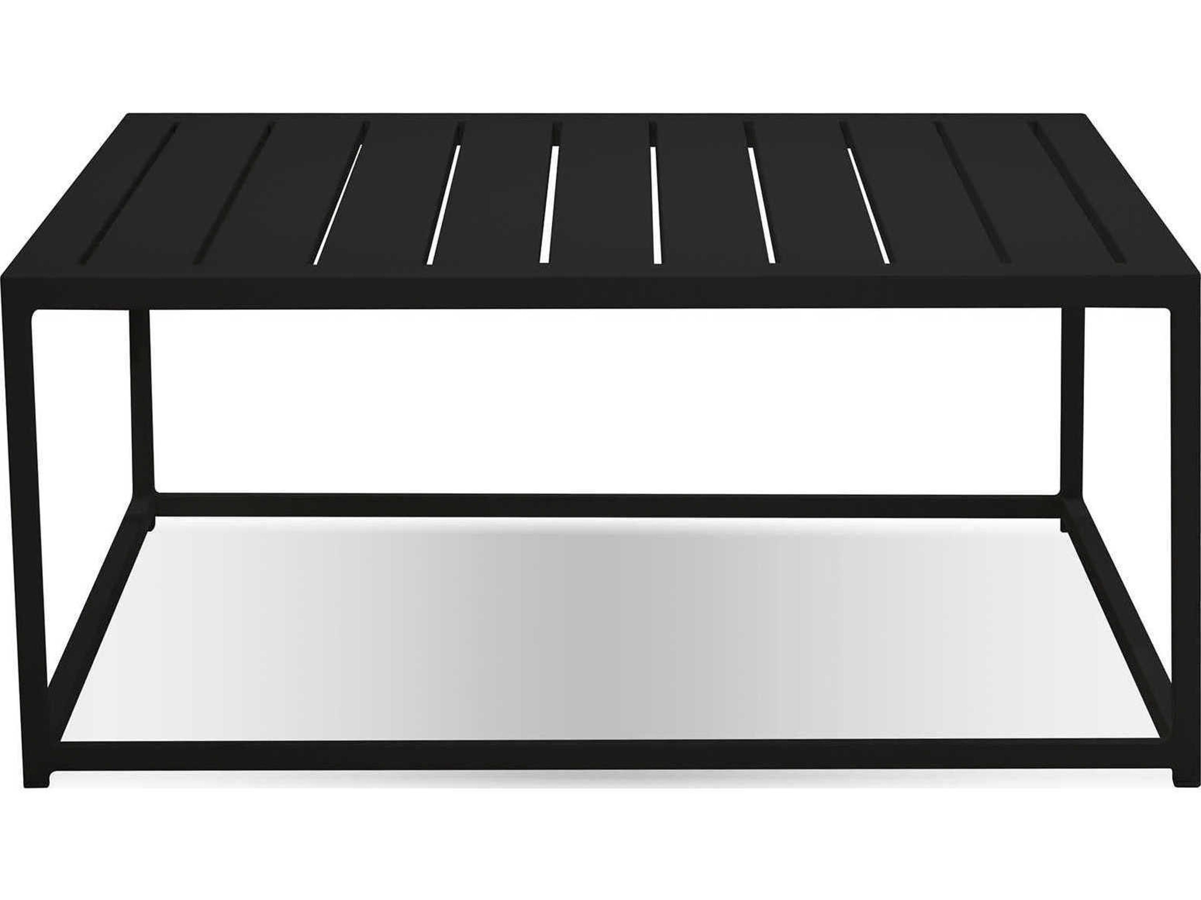 Mobital Tofino Square Metal Black Coffee Table