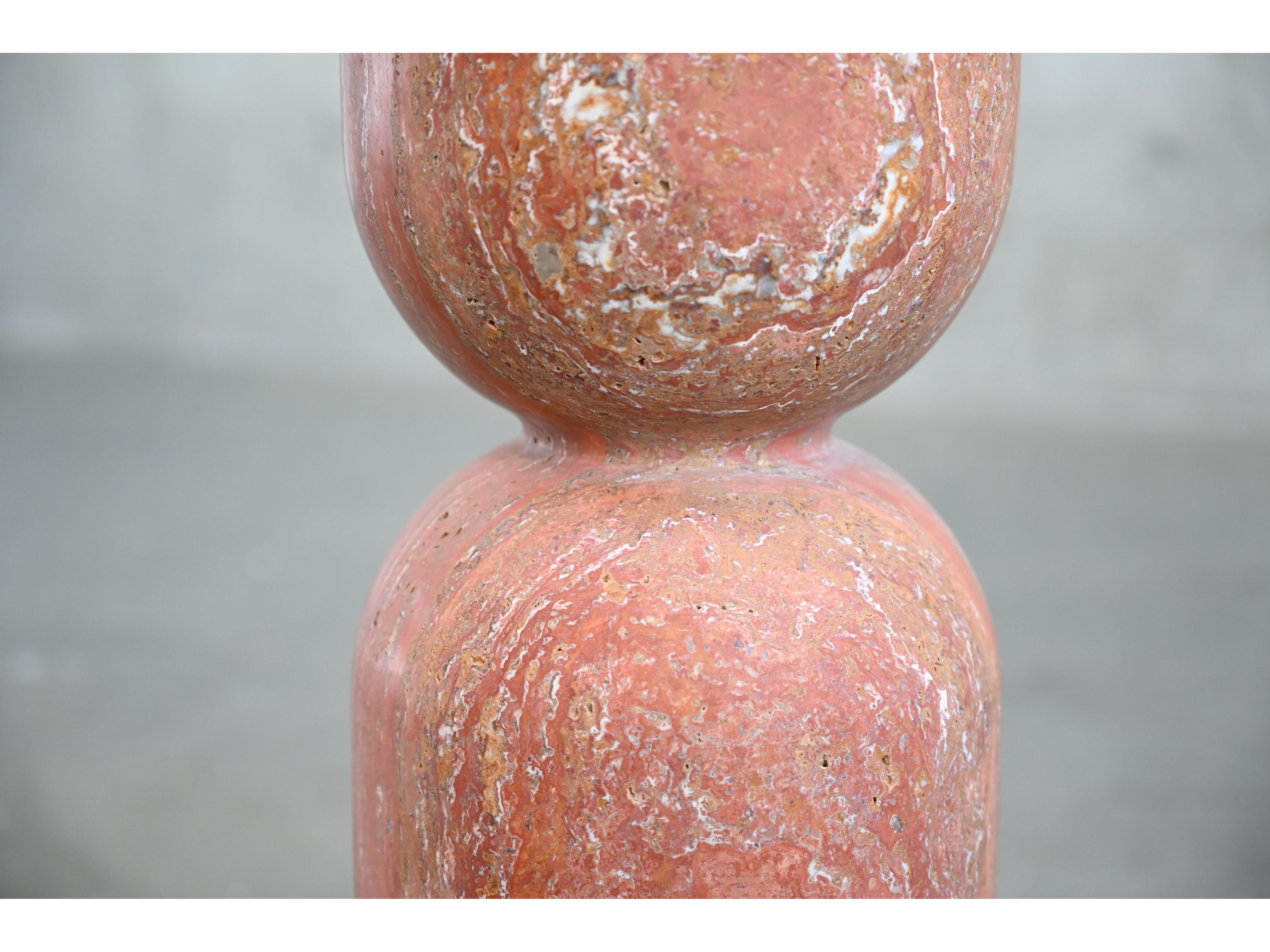 Mobital Apothecary Round Marble End Table