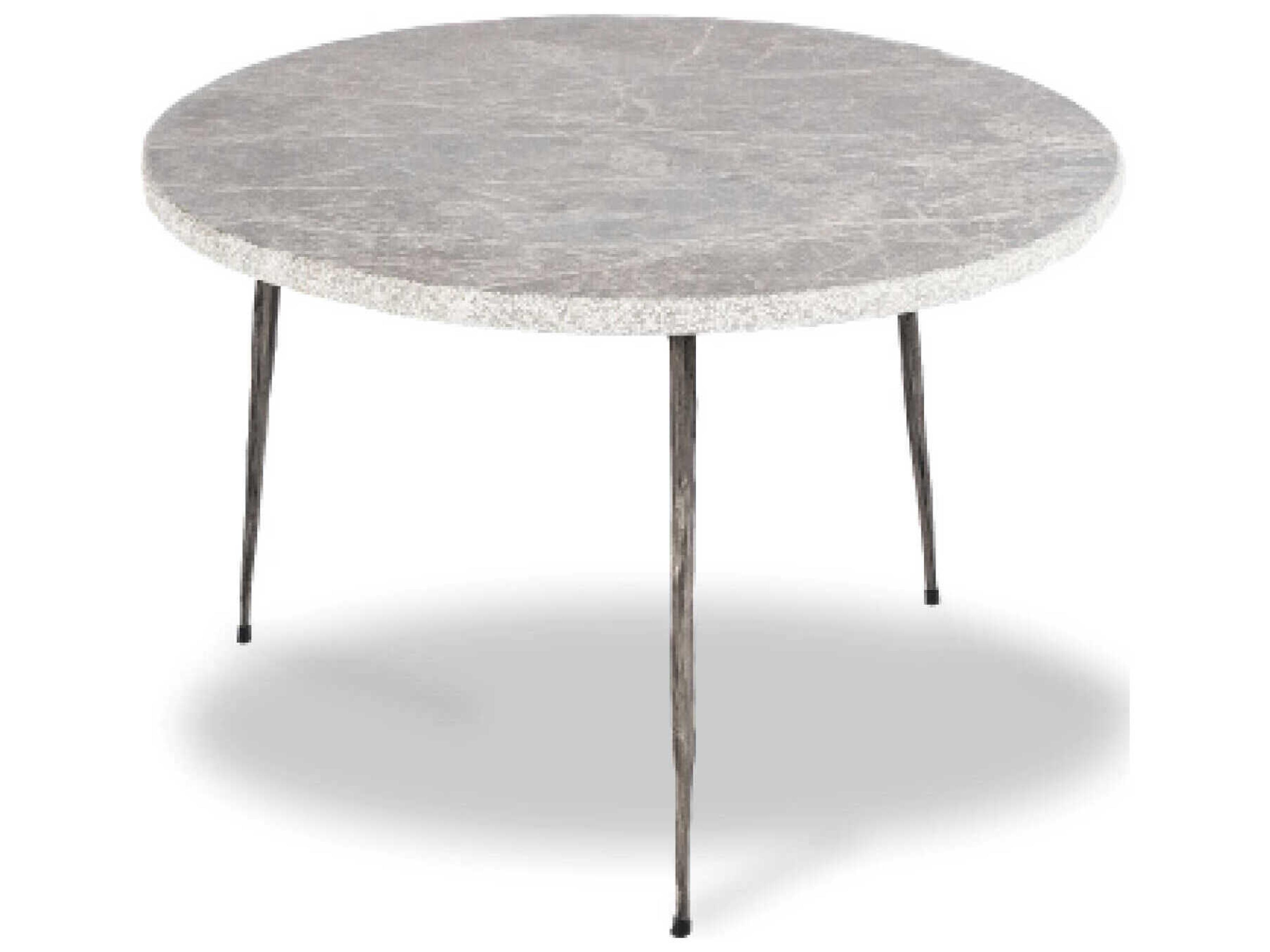 Kaii Round Marble Grey Coffee Table