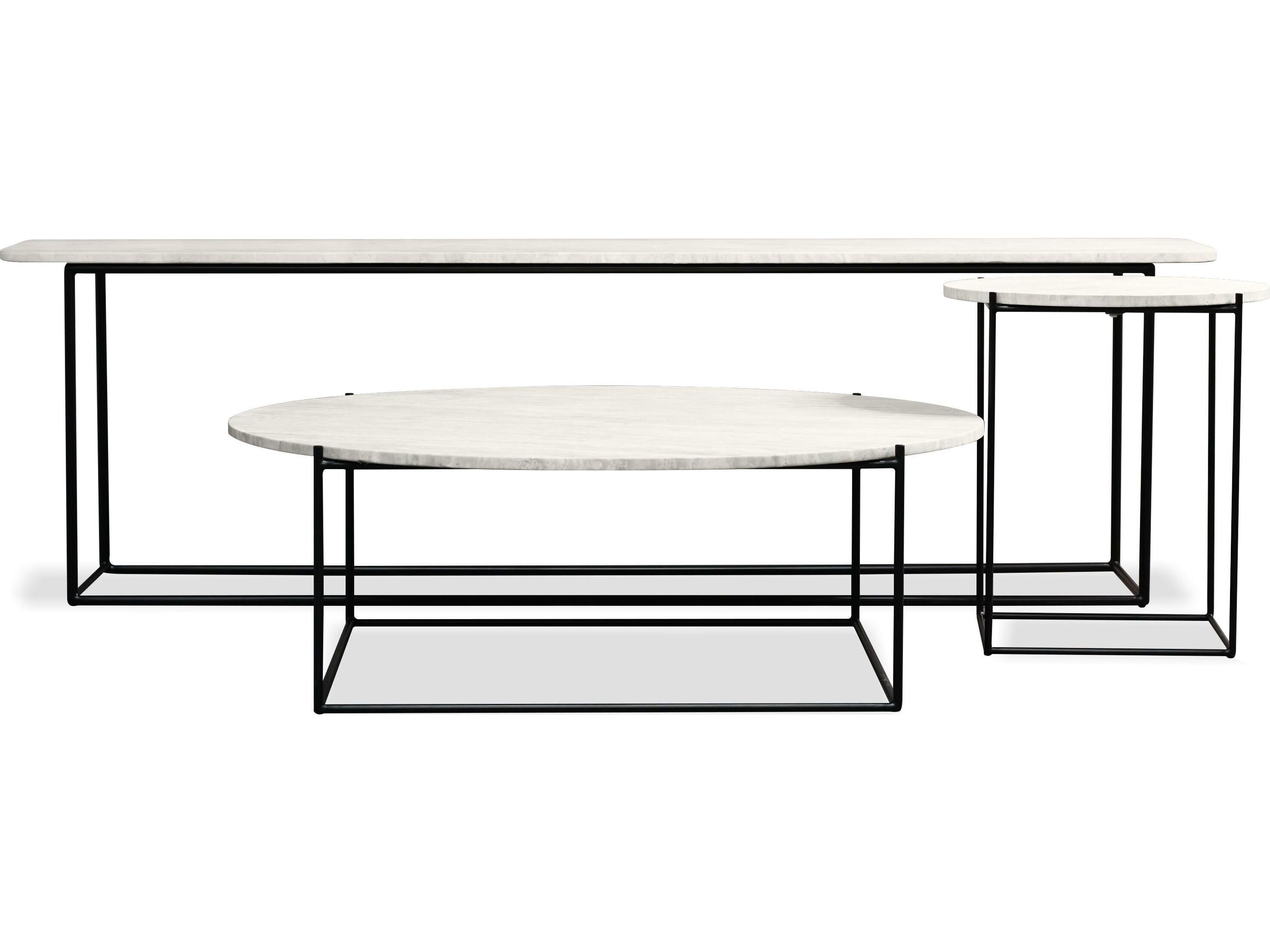 Mobital Lola Round Stone End Table