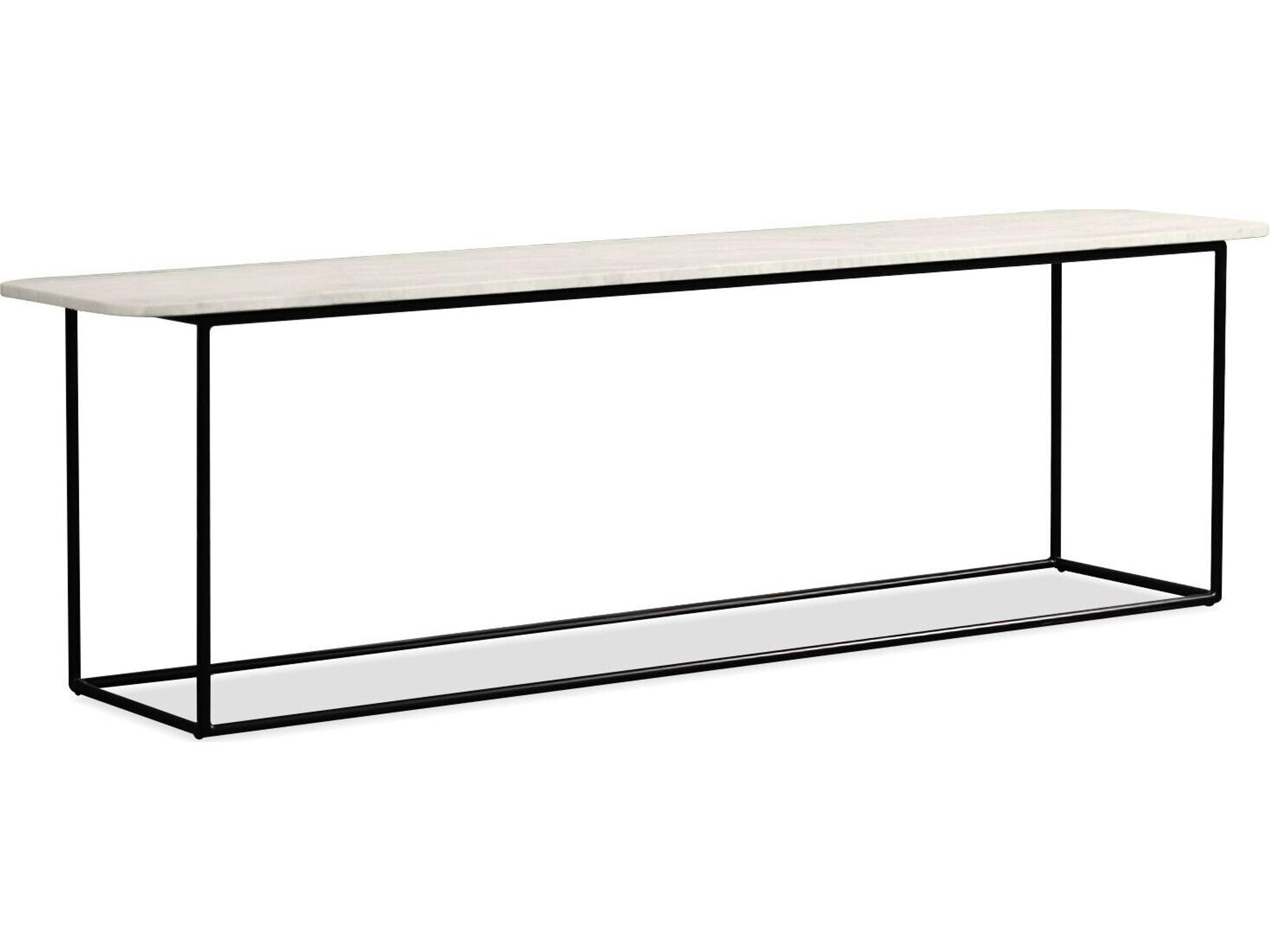 Lola Rectangular Stone Console Table