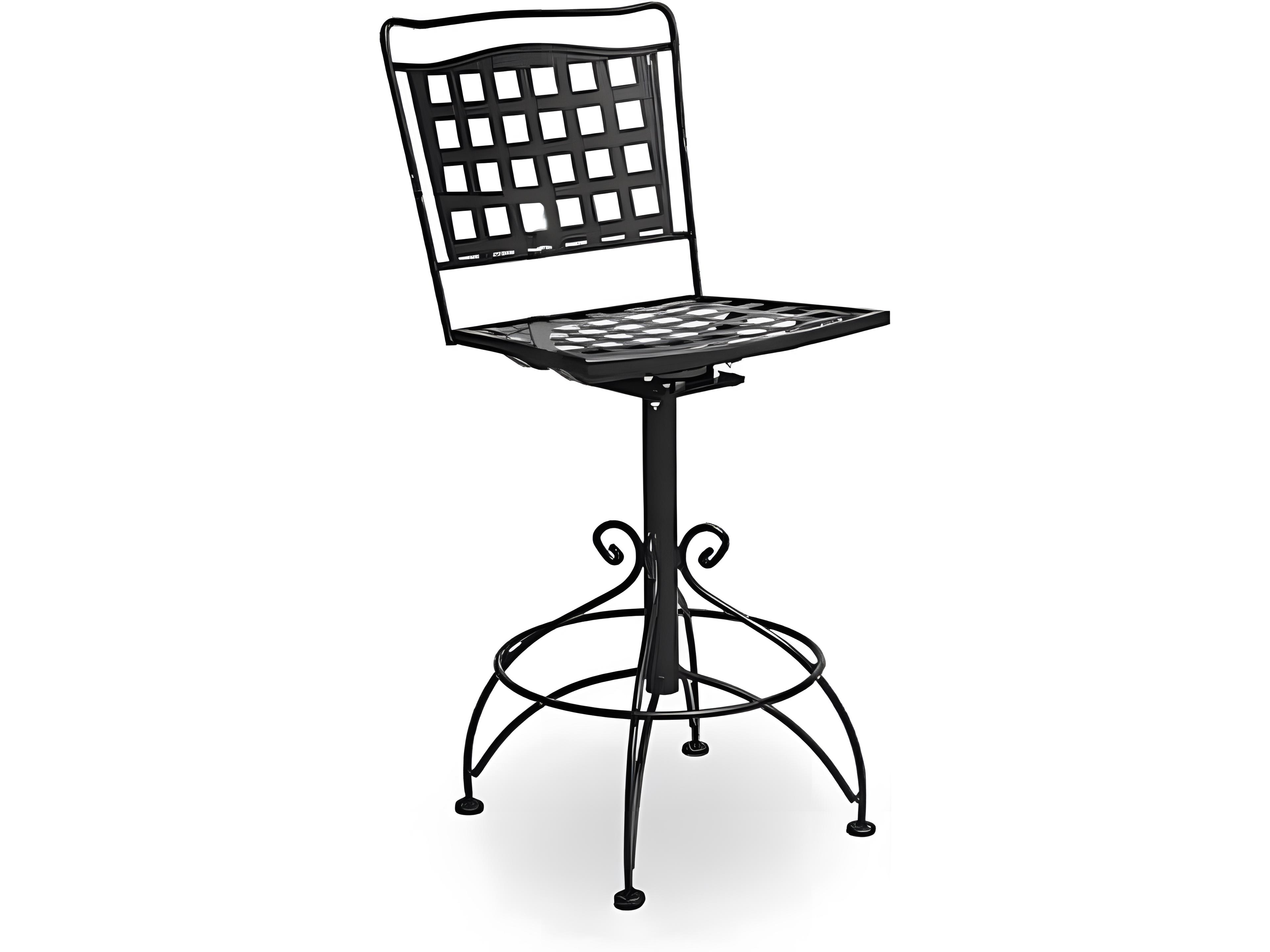 Vera Cruz Wrought Iron Patio Bar Stool
