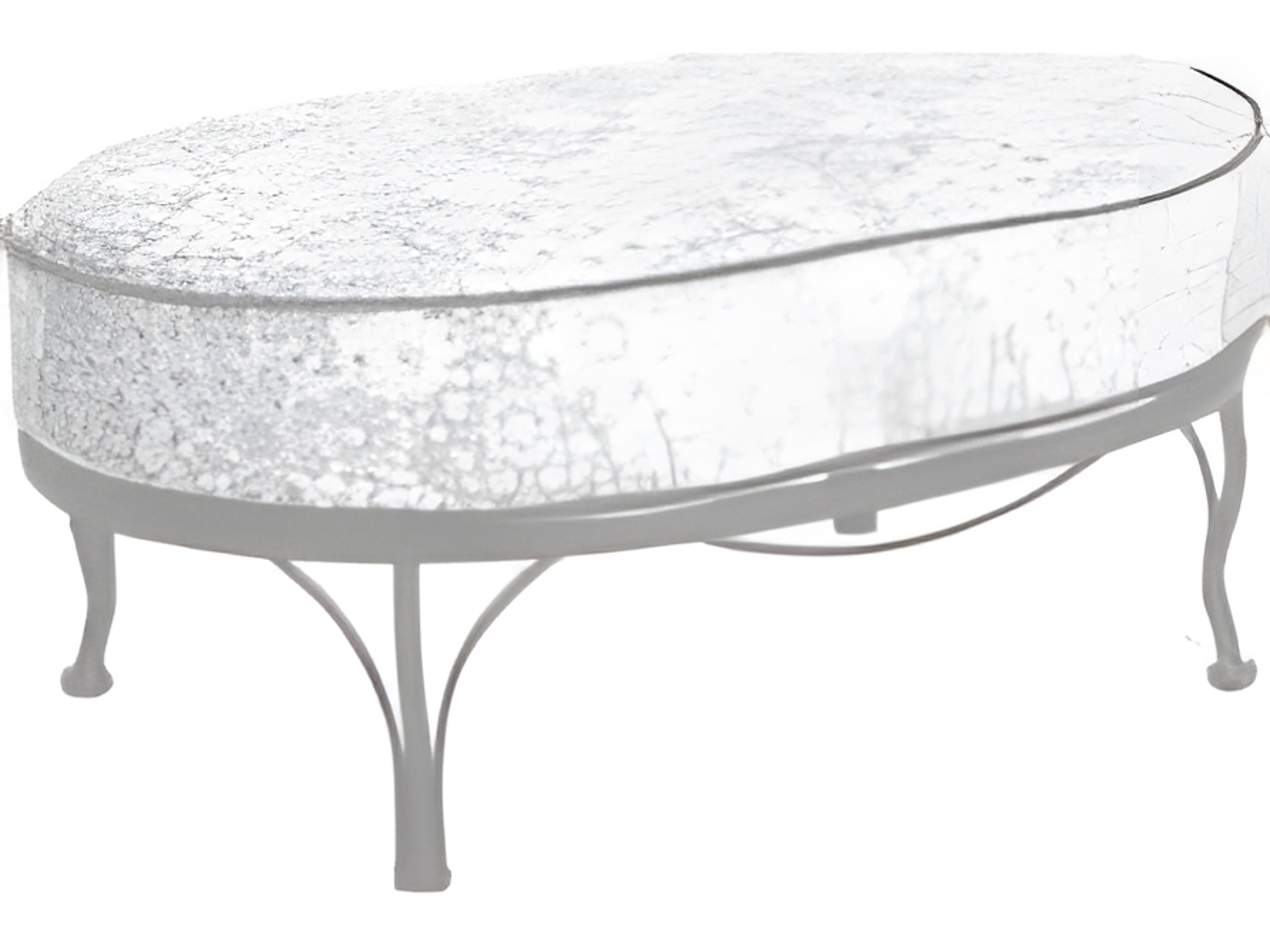 Meadowcraft Athens Deep Seating Wrought Iron Cuddle Outdoor Patio Ottoman